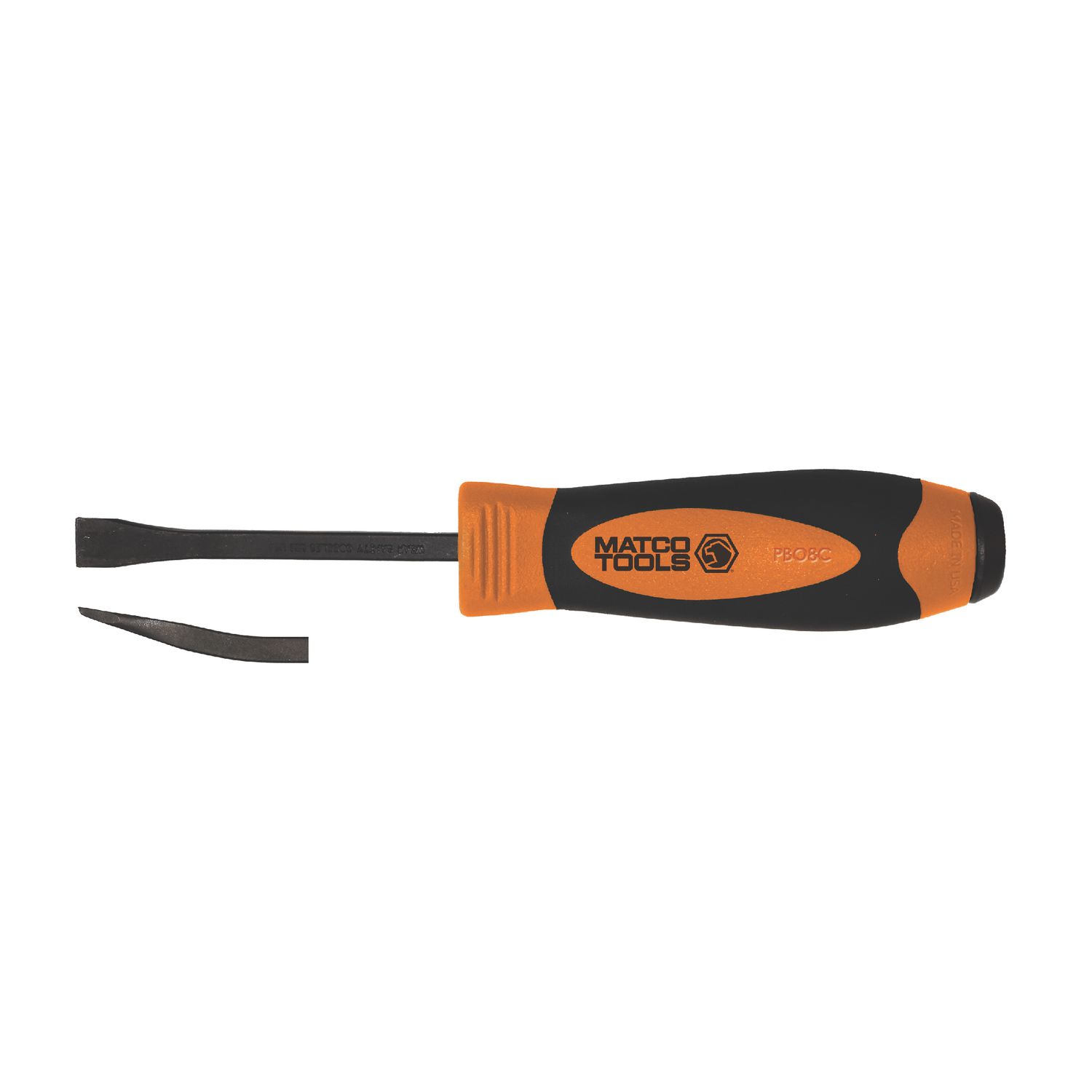 8 CURVED PRY BAR - ORANGE PBO8C | eBaydiy Tools