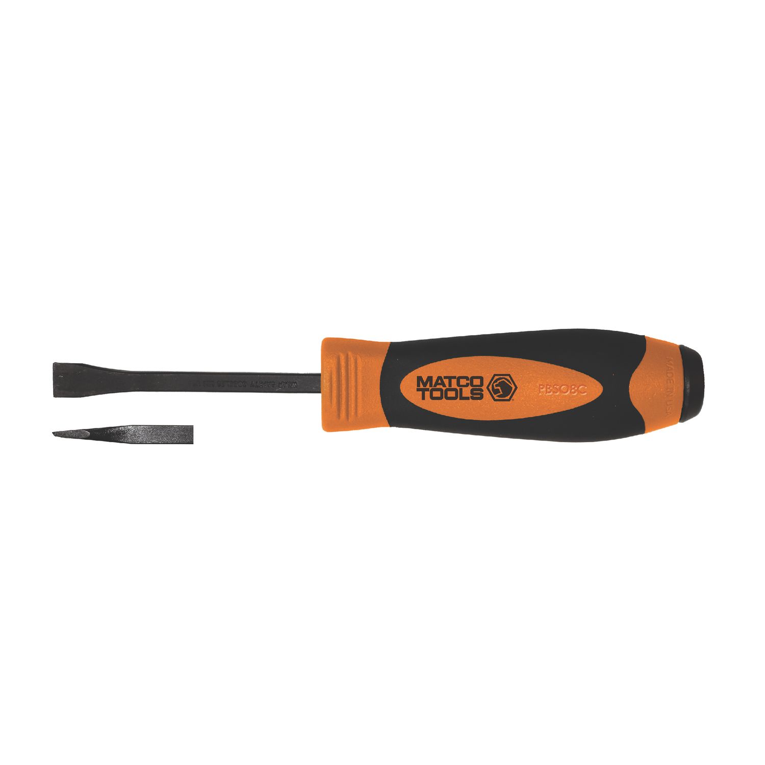8 STRAIGHT PRY BAR-ORANGE PBSO8C | eBaydiy Tools