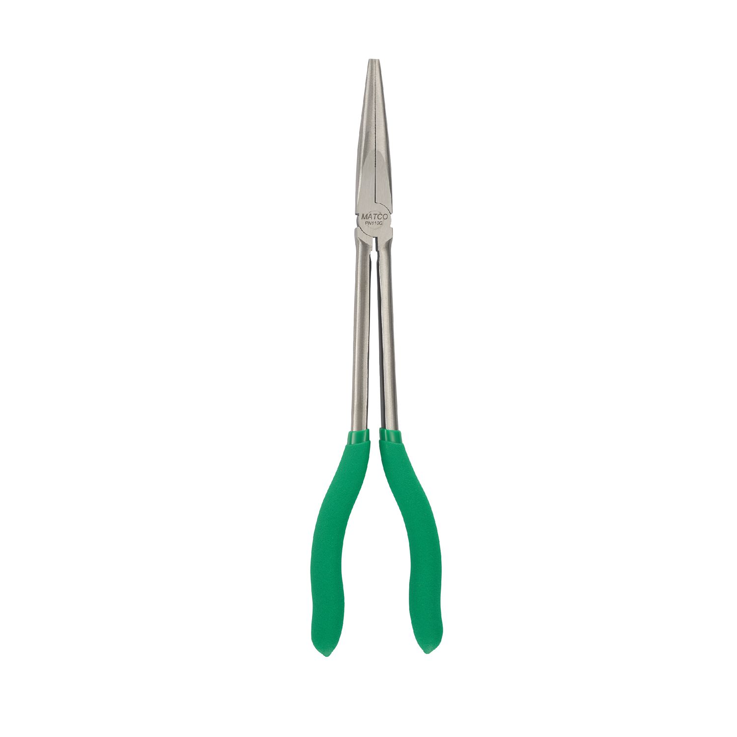 11 EXTRA LONG STRIAGHT NEEDLE NOSE PLIER - GREEN PN110G | eBaydiy Tools