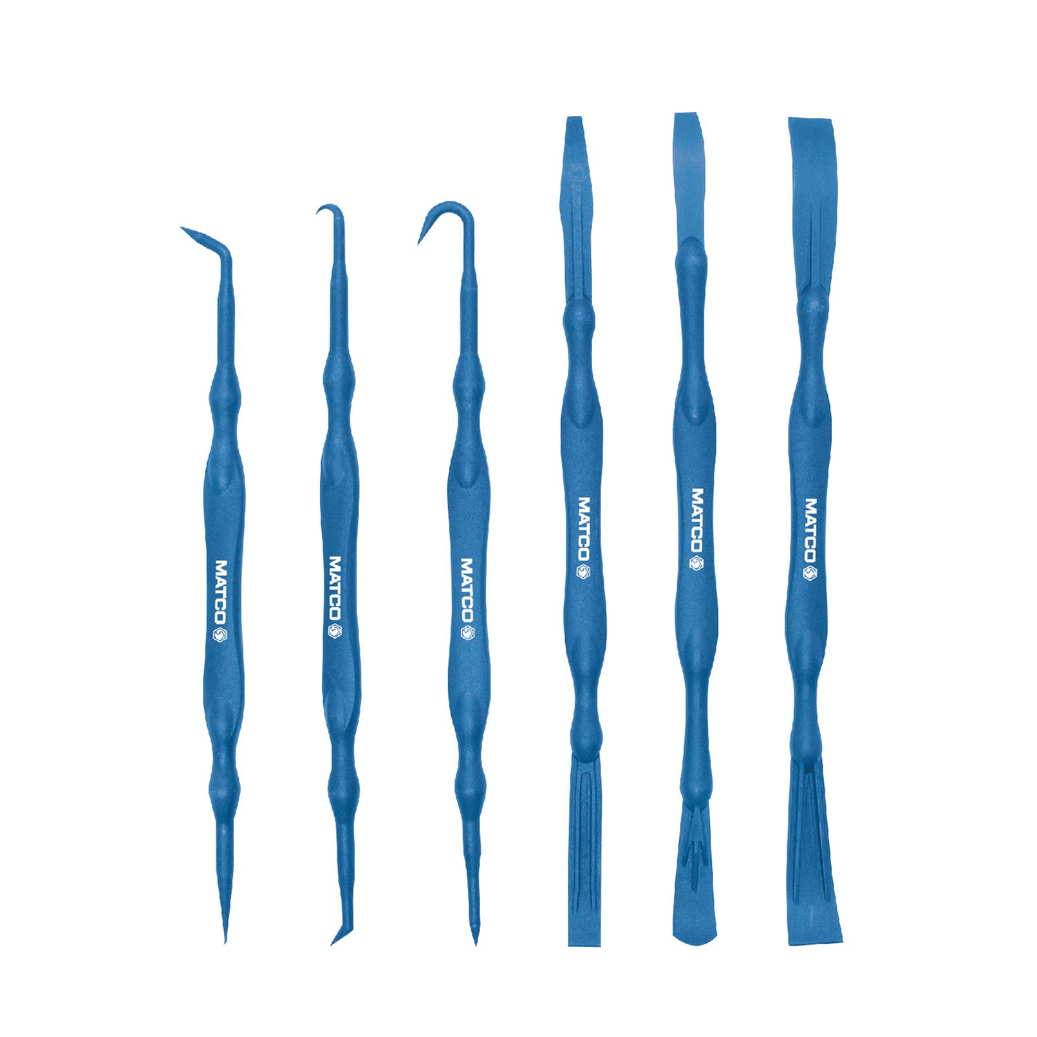 6 PIECE MICRO NON-MARRING PICK AND PRY SET - BLUE PPABA | eBaydiy Tools