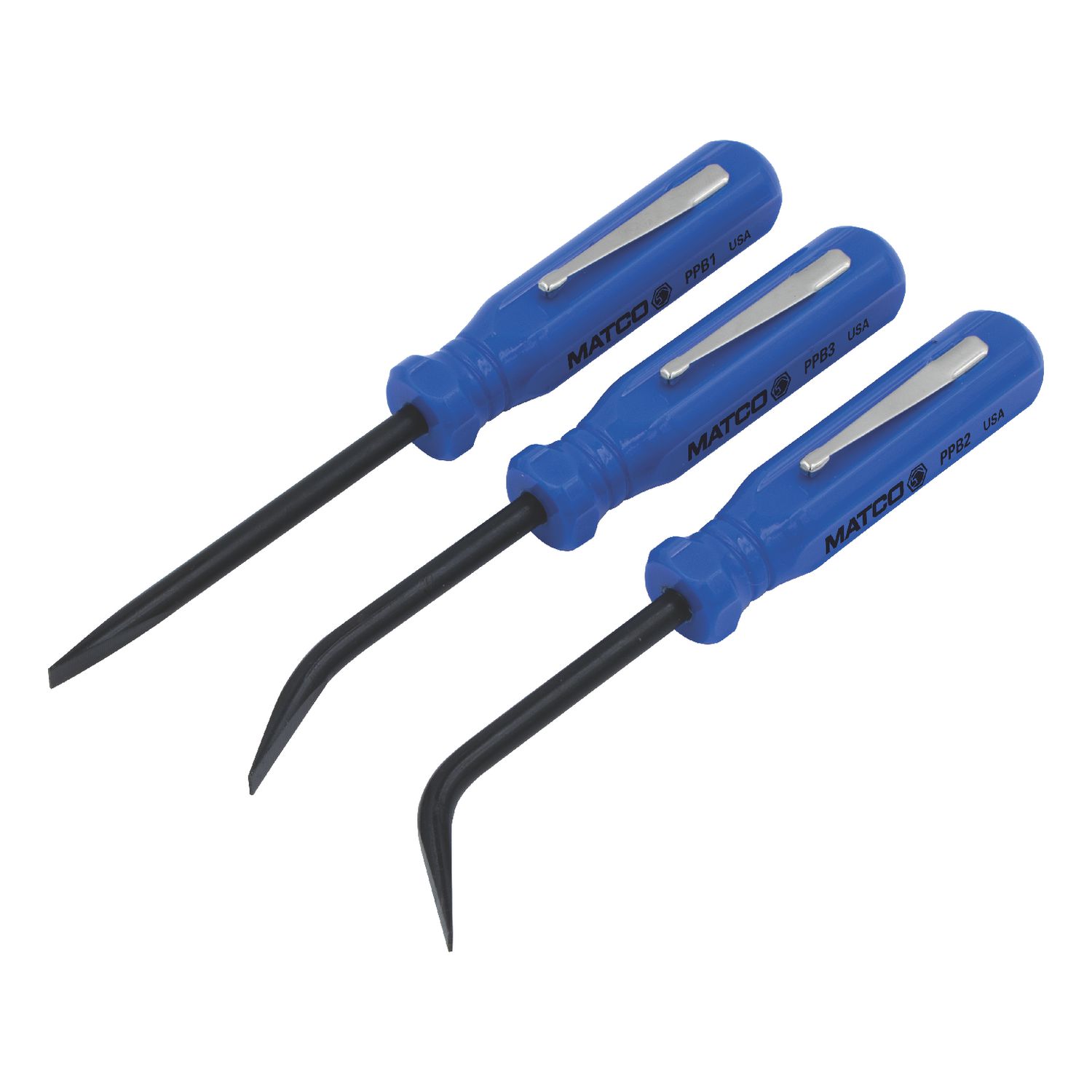 3 PIECE POCKET PRY BAR SET - BLUE PPB3K | eBaydiy Tools