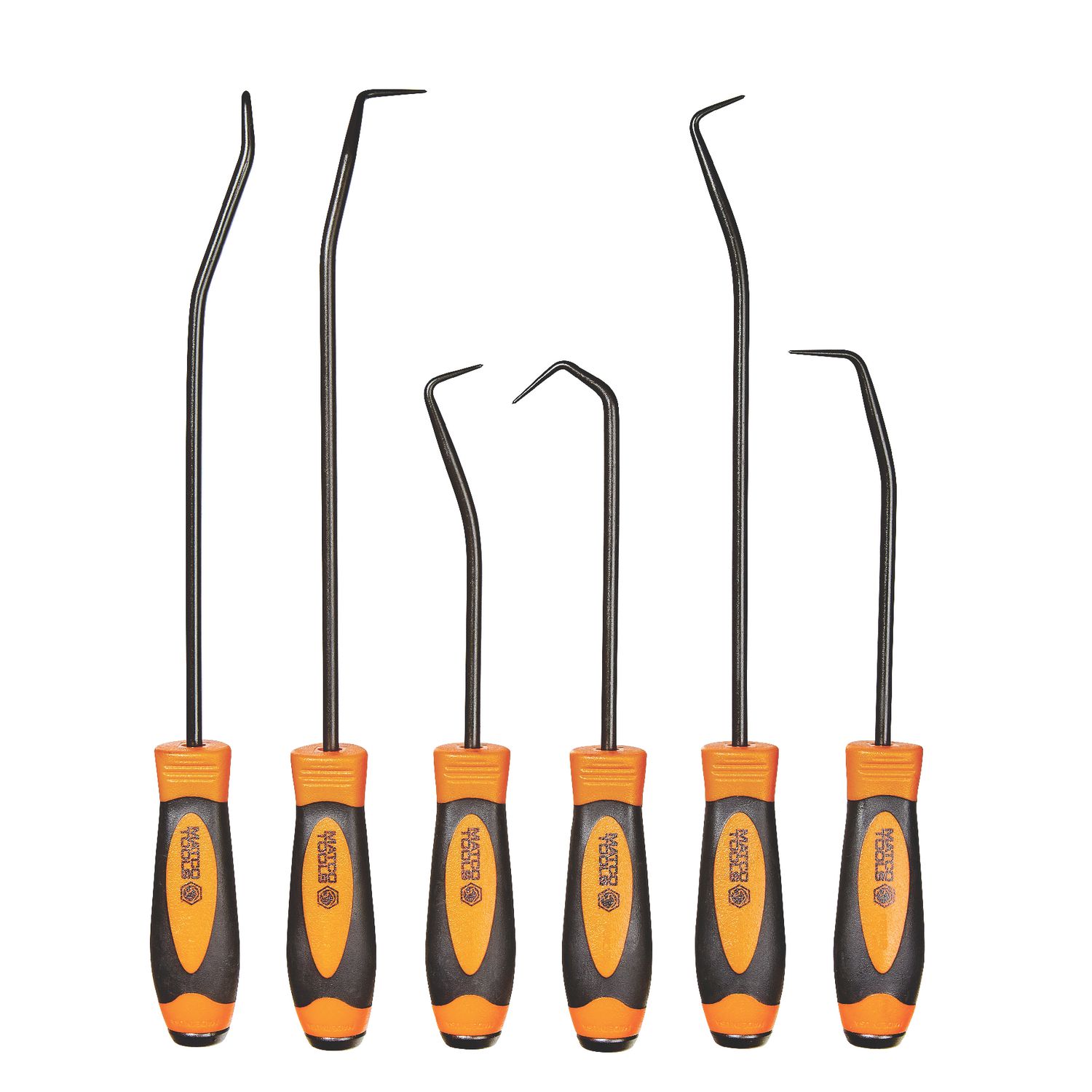 6 PIECE HOOK AND PICK SET - ORANGE PSXLM6B | eBaydiy Tools