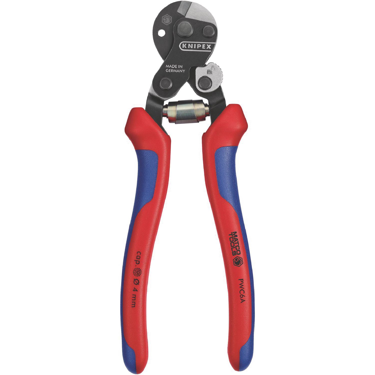 KNIPEX 6-1/4 COMPACT WIRE ROPE CUTTER PWC6A | eBaydiy Tools