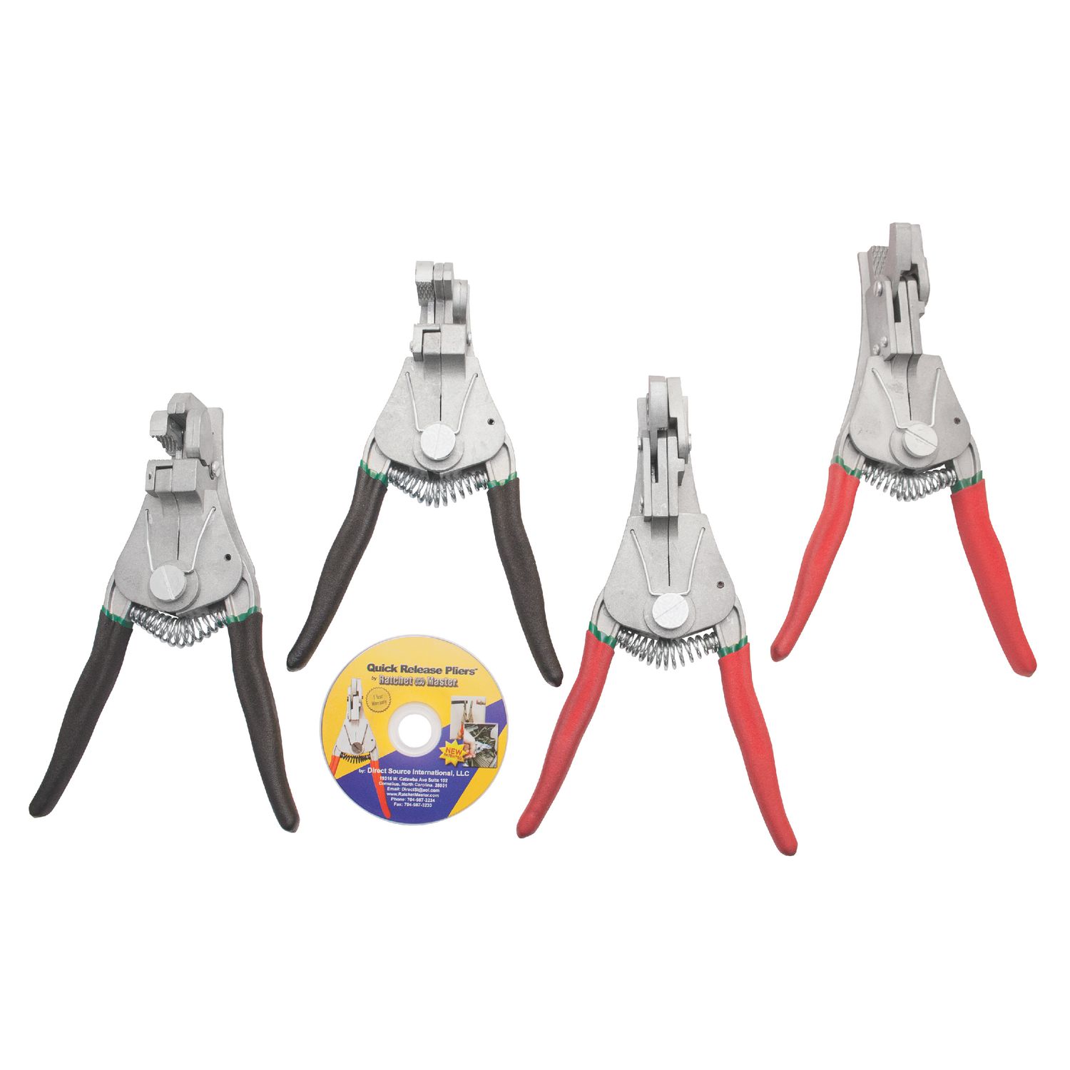 4 PIECE QUICK RELEASE PLIERS SET QRP4S | eBaydiy Tools