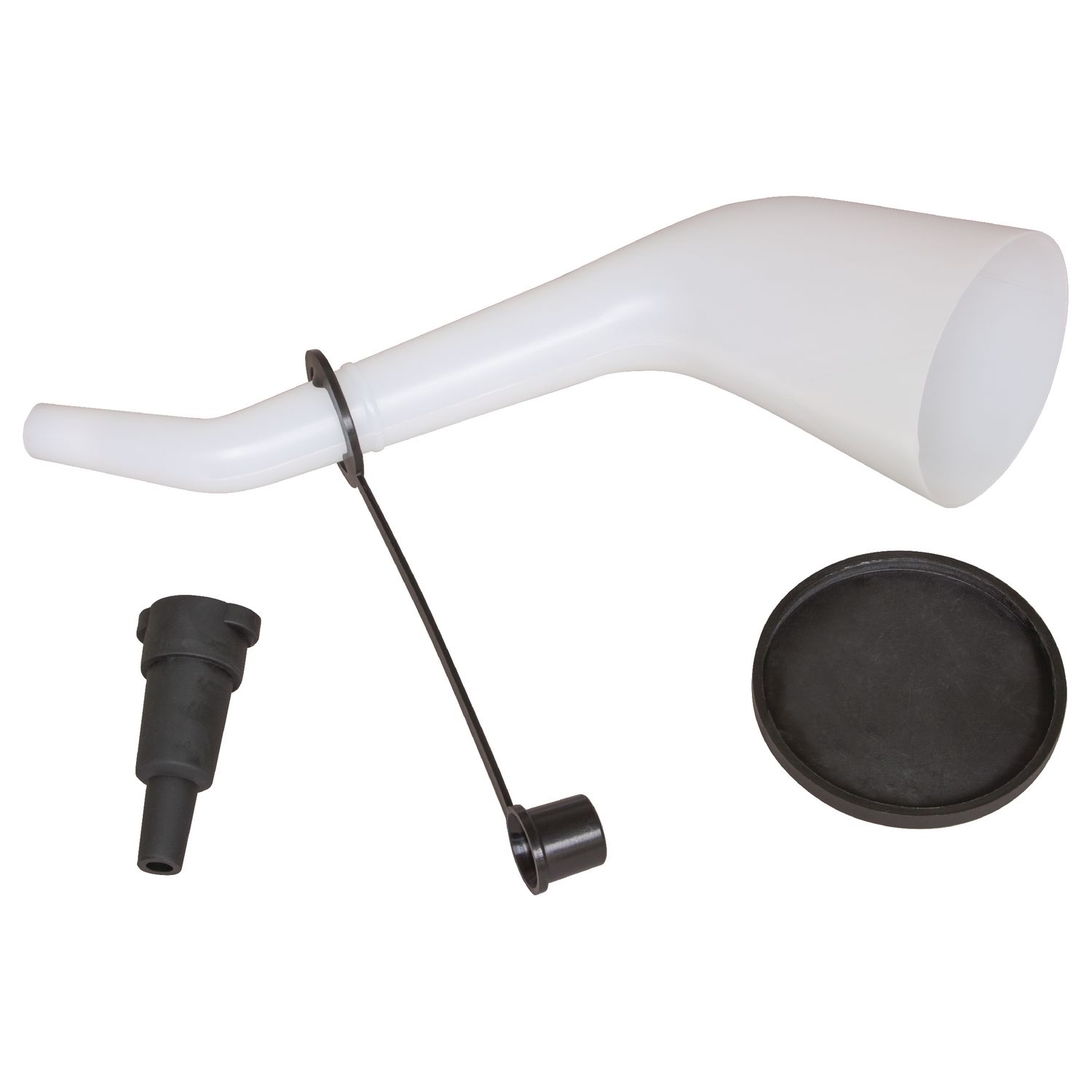RIGHT ANGLE FUNNEL WITH LID AND CAP RAFKIT | eBaydiy Tools