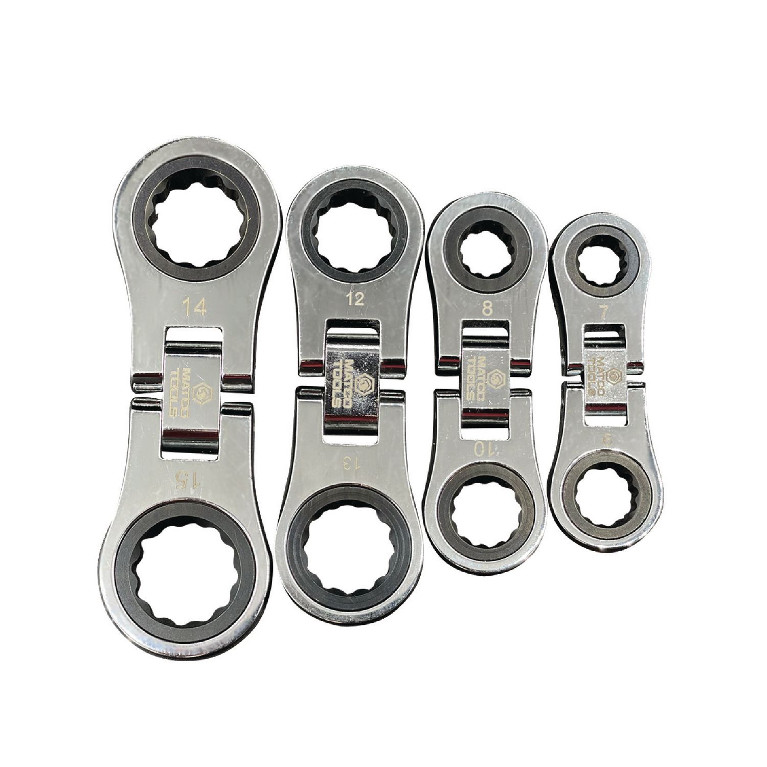 4 PIECE METRIC FLEX FINGER RATCHET WRENCH SET RFRB4 | eBaydiy Tools