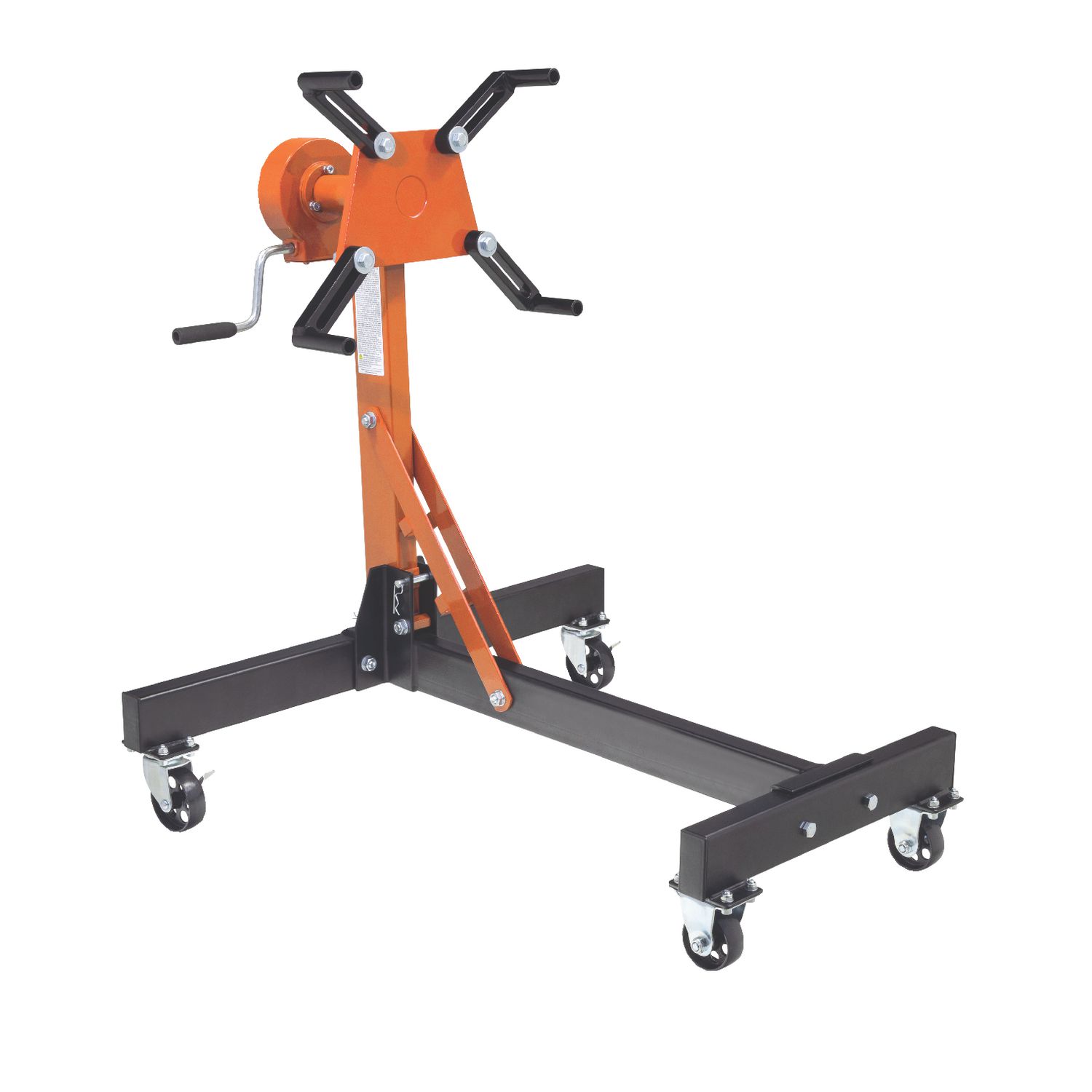 1000 LBS. ROTATING HEAD GEARED ENGINE STAND ORANGE RHES1000M | eBaydiy Tools