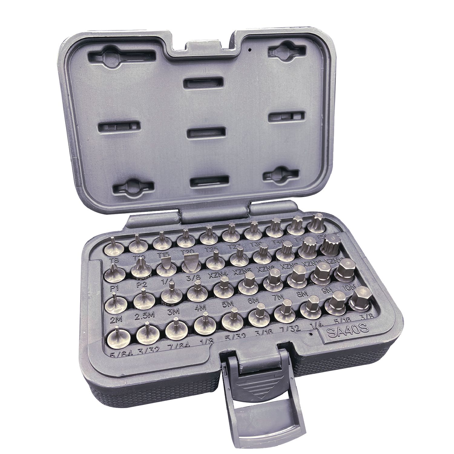 40 PIECE 1/4 DRIVE STUBBY DRIVER SET SA40S | eBaydiy Tools