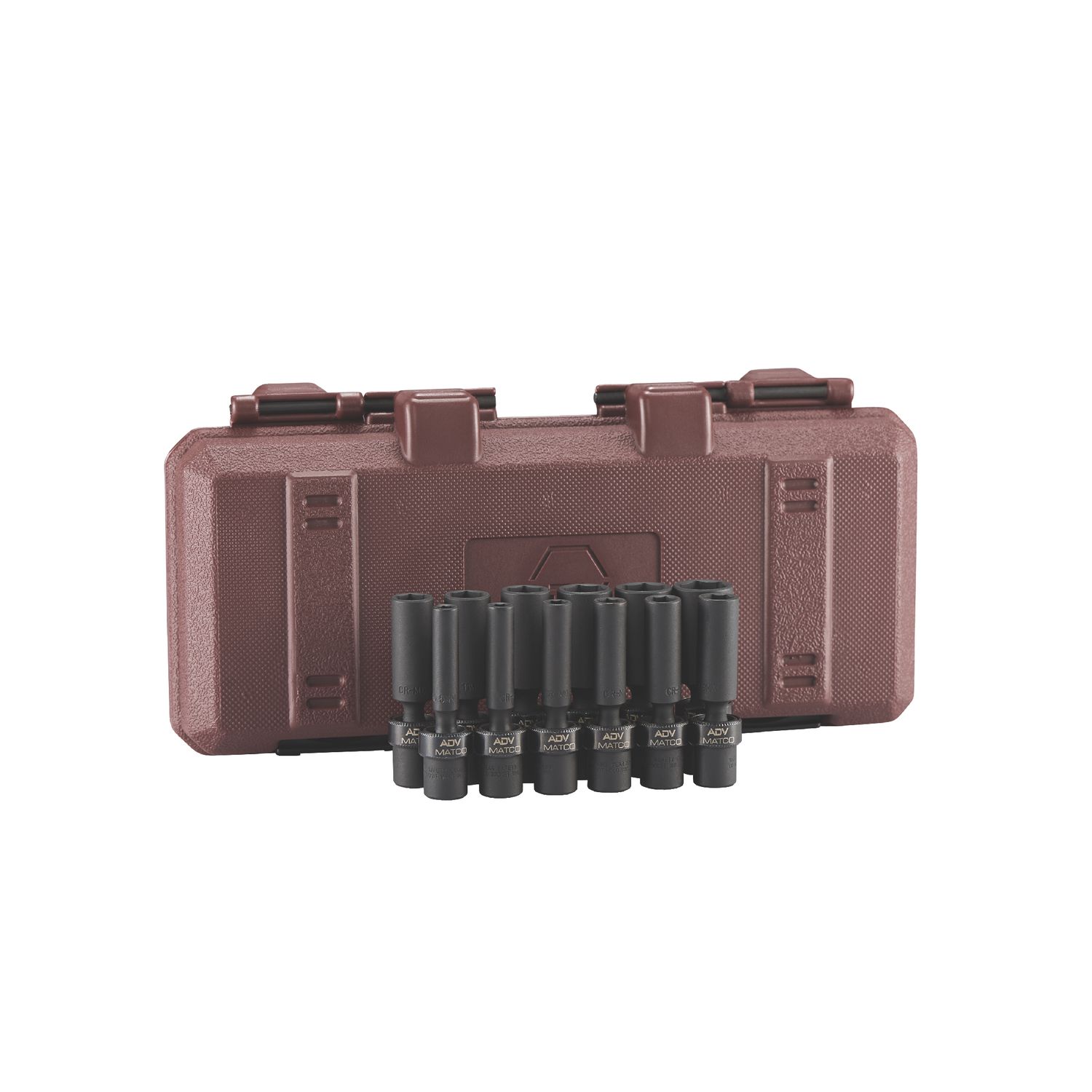 12 PIECE 1/4 DRIVE METRIC ADV DEEP UNIVERSAL IMPACT SOCKET SET SADUPM126V | eBaydiy Tools