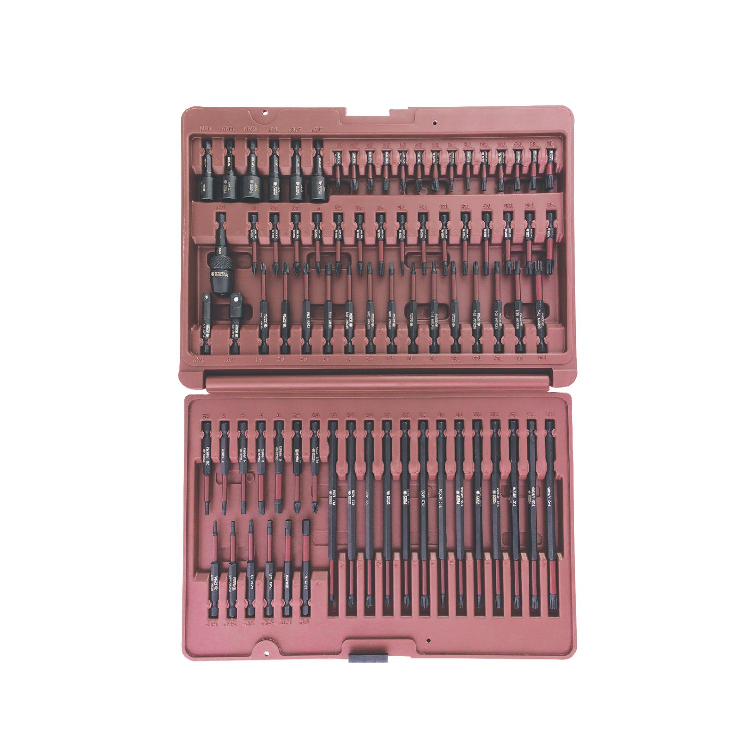 78 PIECE STEEL IMPACT DRIVER BIT SET WITH CASE SAIP78 | eBaydiy Tools