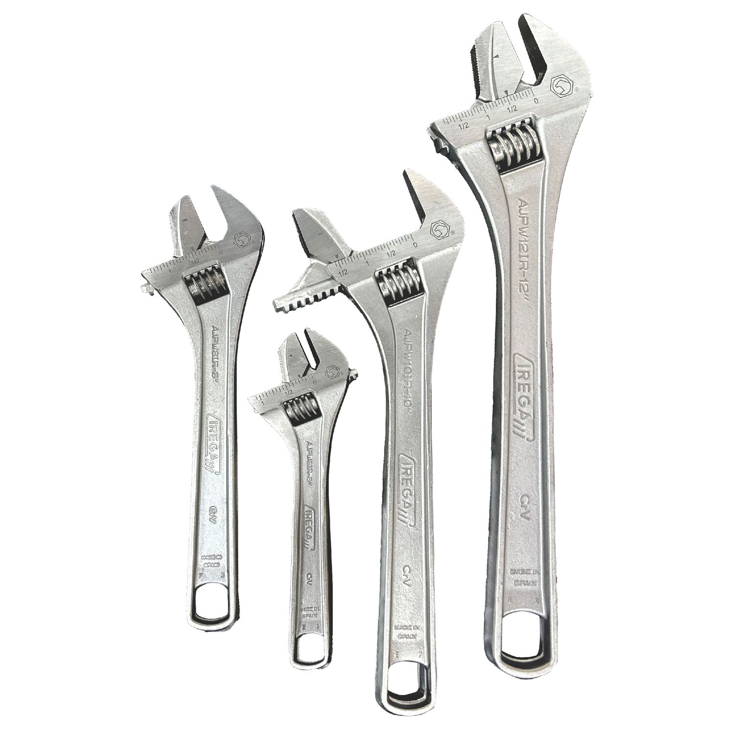 4 PIECE ADJUSTABLE/REVERSIBLE WRENCH SET SAJPW4IR | eBaydiy Tools