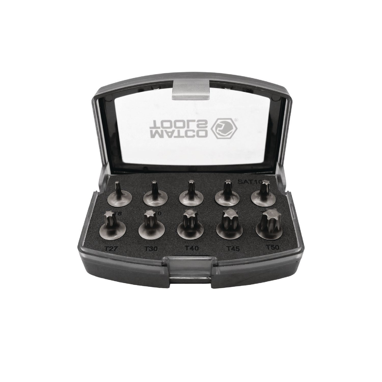 10 PIECE 1/4 DRIVE STUBBY TORX® DRIVER SET SAT10 | eBaydiy Tools