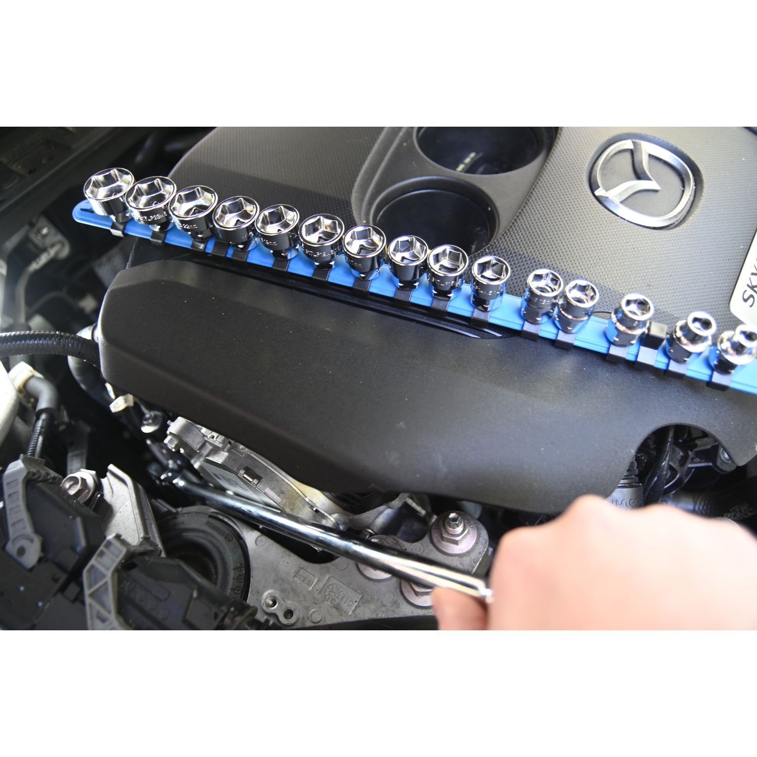 19 PIECE 3/8 AND 17MM DUAL DRIVE METRIC 6 POINT LOW PROFILE SOCKET SET SB17LPM196 | eBaydiy Tools - Image 7