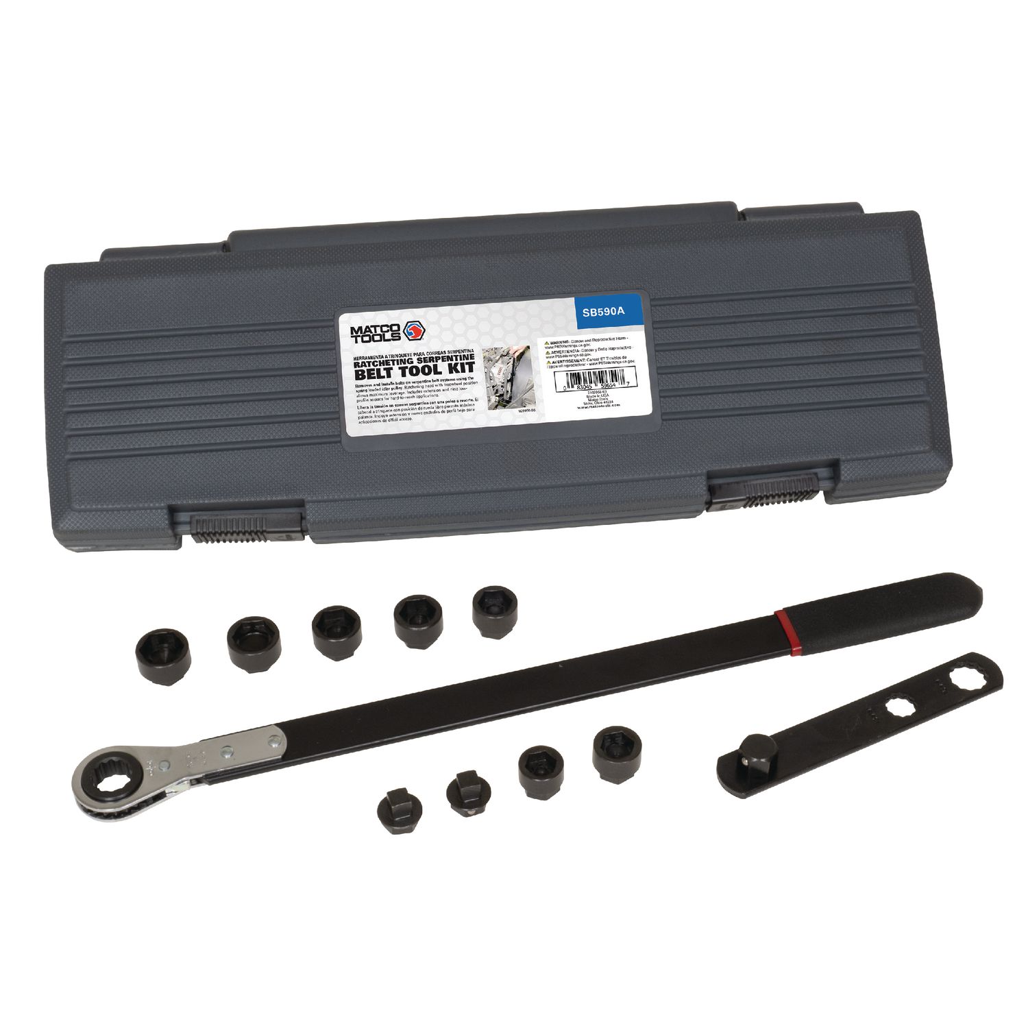RATCHETING SERPENTINE BELT KIT SB590A | eBaydiy Tools