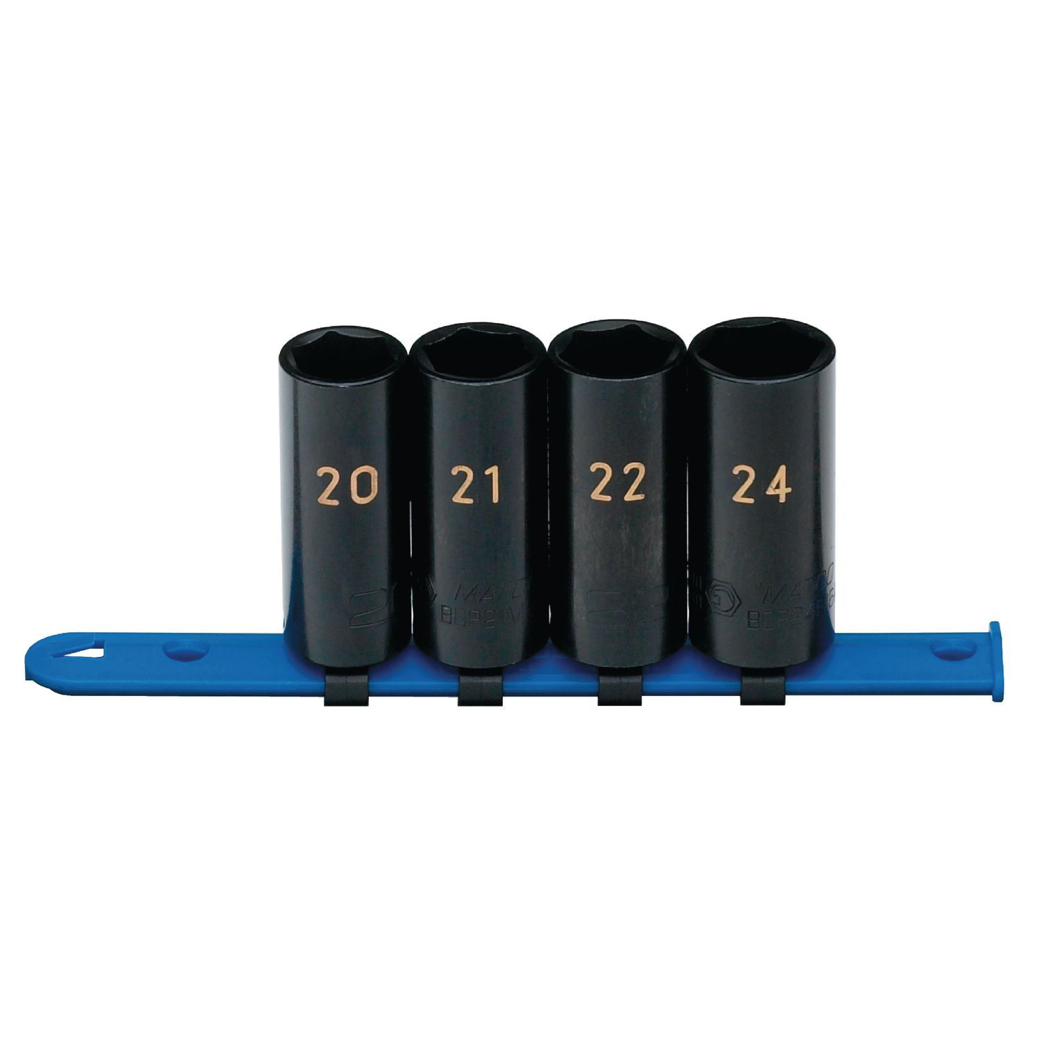 3/8 DRIVE 4 PIECE METRIC 6 POINT DEEP IMPACT SOCKET SET SBDPM46R | eBaydiy Tools