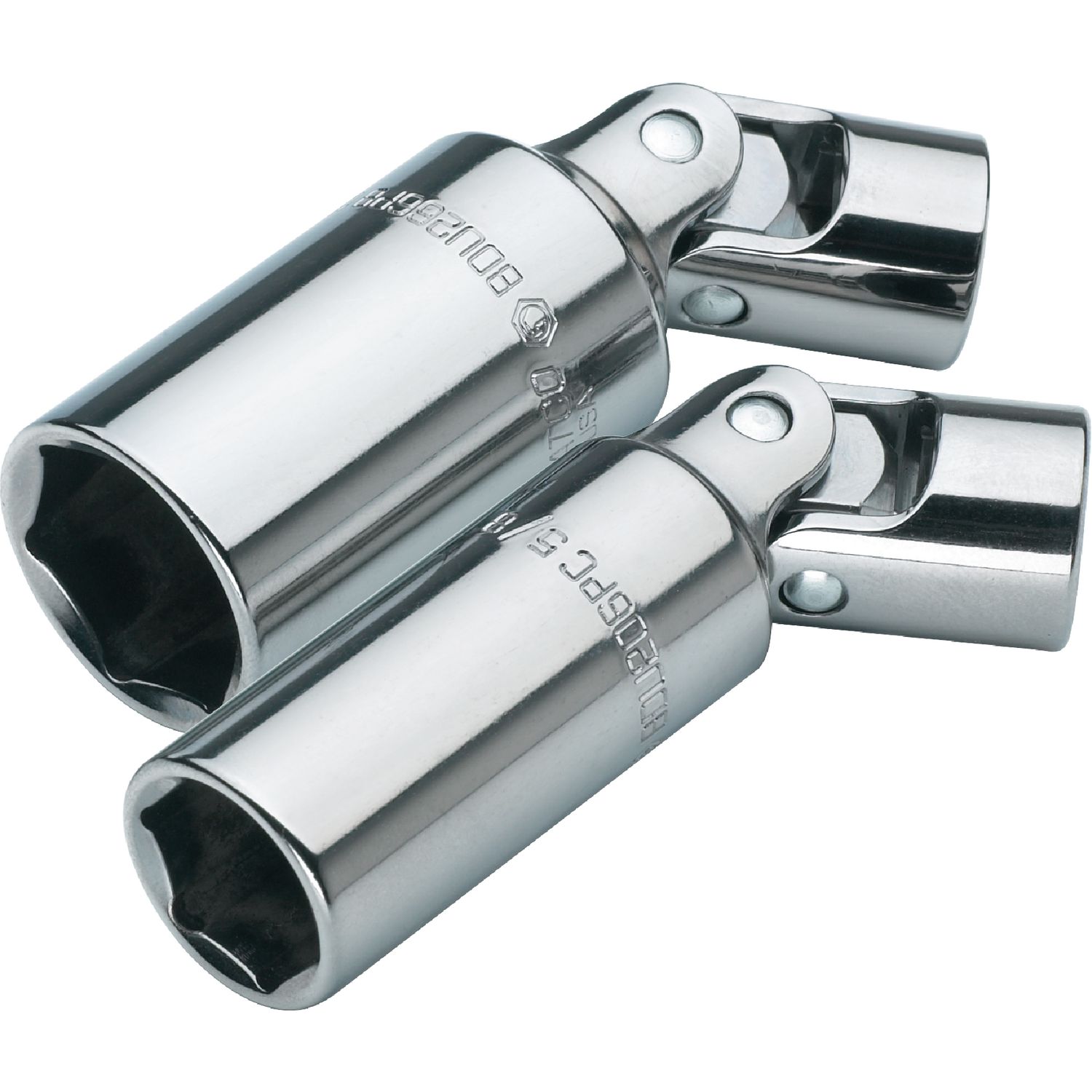 3/8 DRIVE 2 PIECE SAE 6 POINT DEEP UNIVERSAL SPARK PLUG SOCKET SET SBDU26TC | eBaydiy Tools