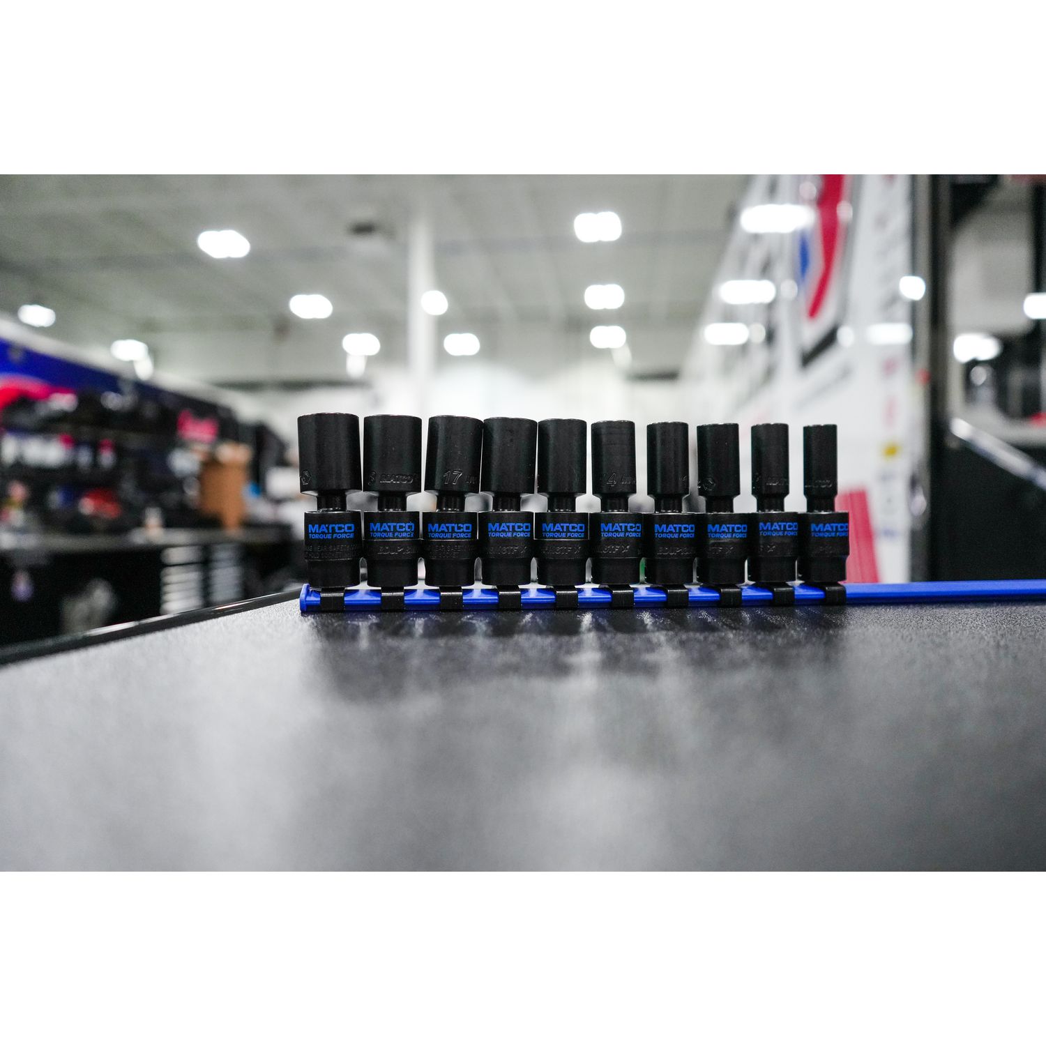 10 PIECE 3/8 DRIVE METRIC 6 POINT TORQUE FORCE DEEP UNIVERSAL IMPACT SOCKET SET SBDUPM106TF | eBaydiy Tools - Image 3