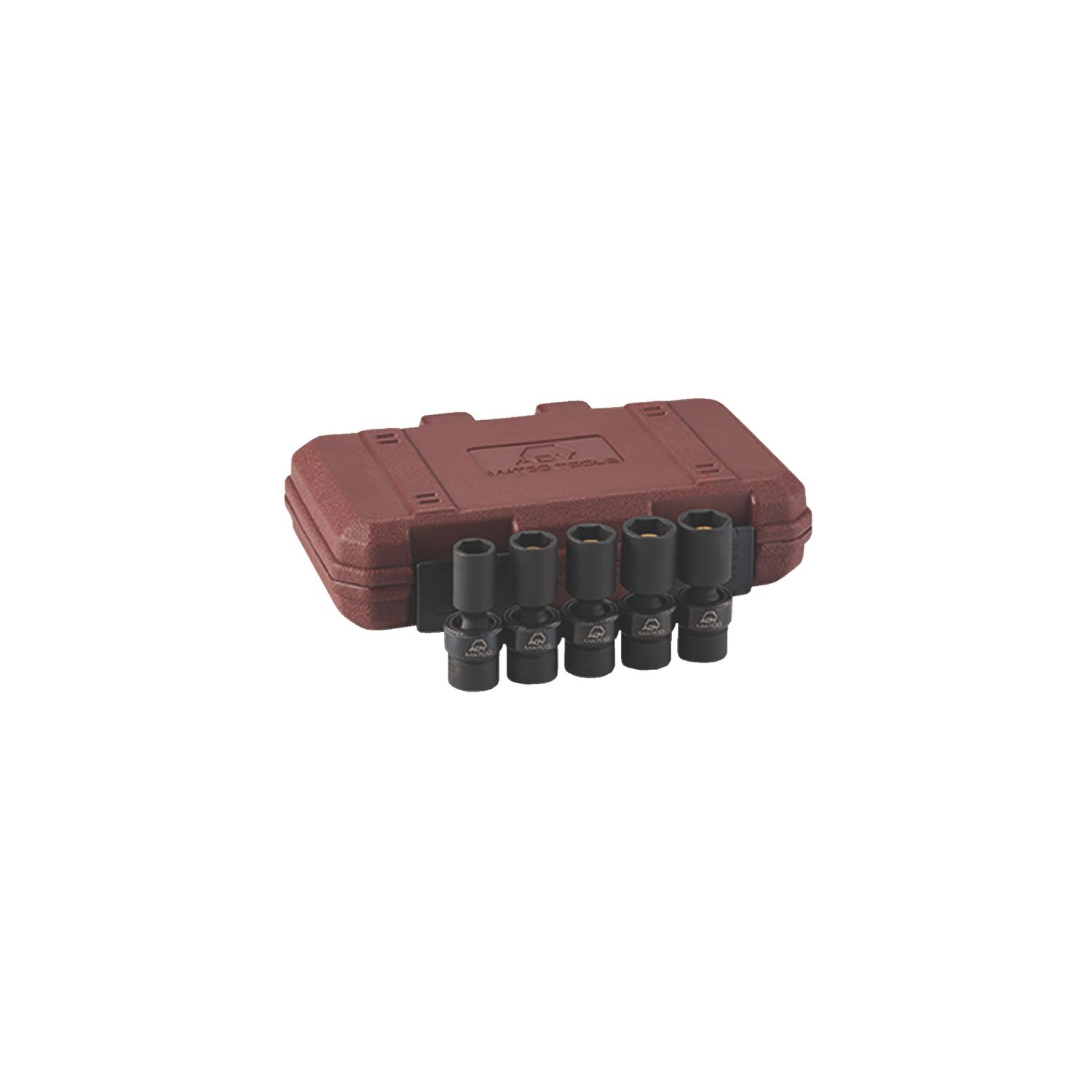 5 PIECE 3/8 DRIVE METRIC 6 POINT ADV MID-LENGTH MAGNETIC UNIVERSAL IMPACT SOCKET SET SBMUP56V | eBaydiy Tools