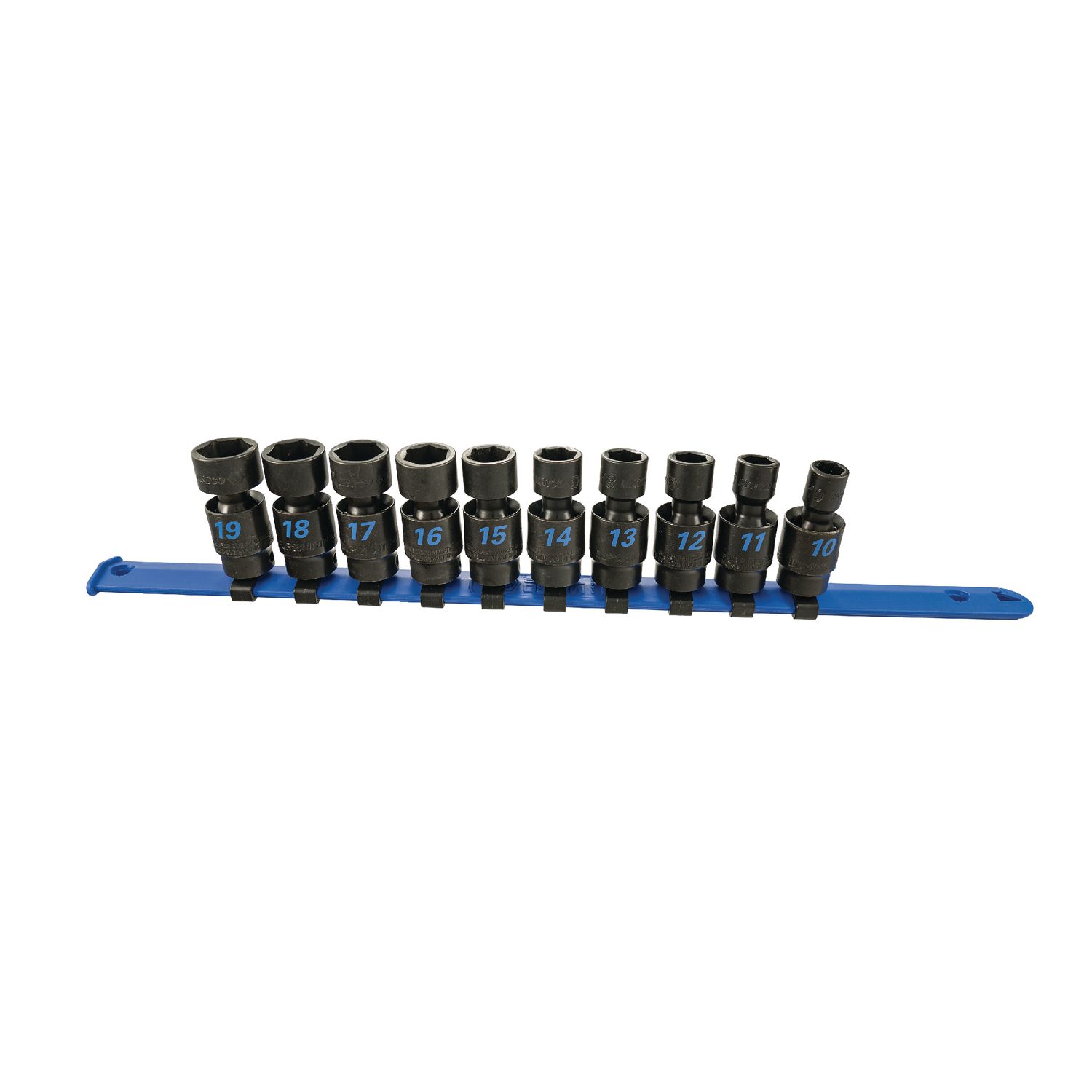 10 PIECE 3/8 DRIVE METRIC 6 POINT TORQUE FORCE UNIVERSAL IMPACT SOCKET SET SBUPM106TF | eBaydiy Tools - Image 2