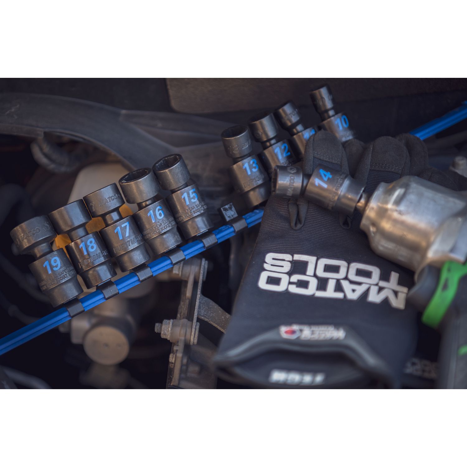 10 PIECE 3/8 DRIVE METRIC 6 POINT TORQUE FORCE UNIVERSAL IMPACT SOCKET SET SBUPM106TF | eBaydiy Tools - Image 3