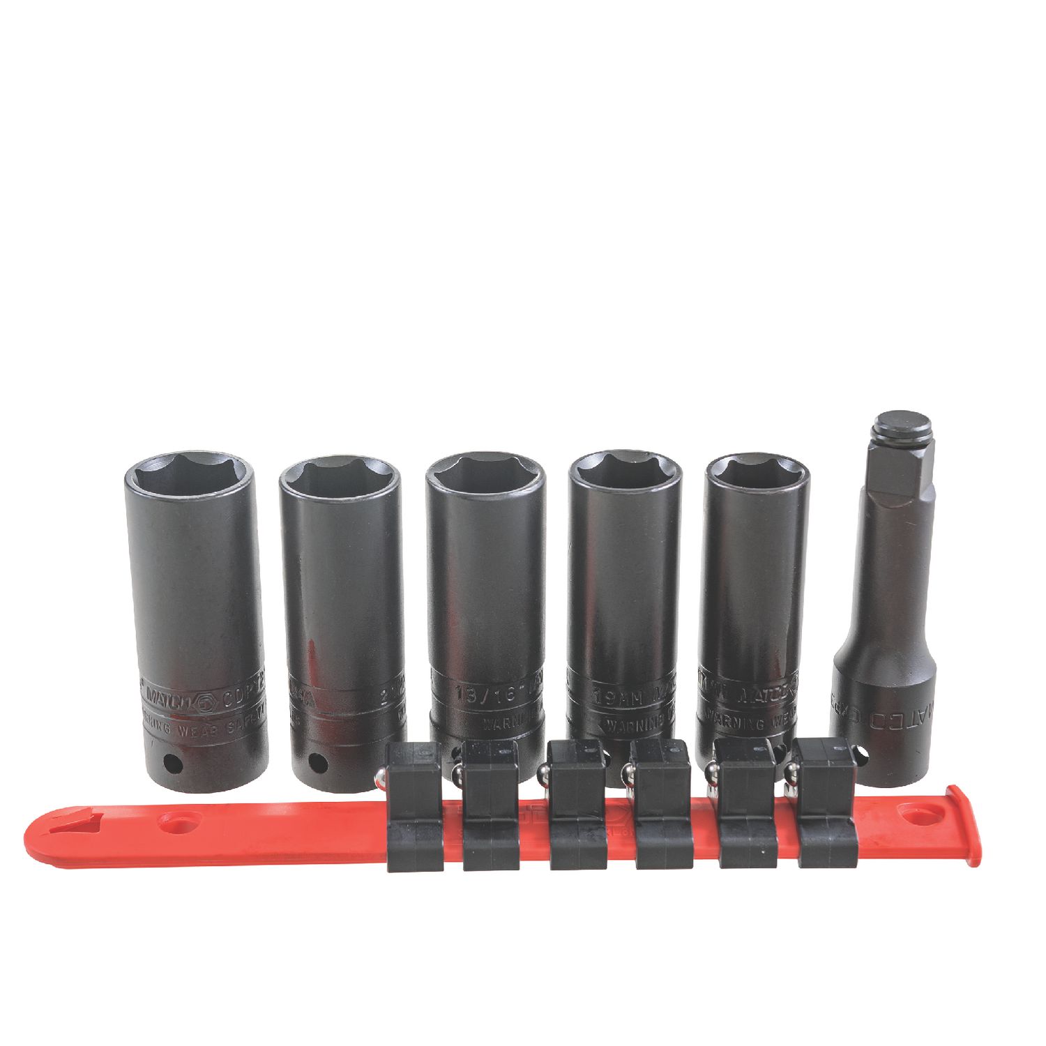 1/2 DRIVE 6 PIECE METRIC/SAE DEEP THIN WALL IMPACT SOCKET SET SCDPT6 | eBaydiy Tools