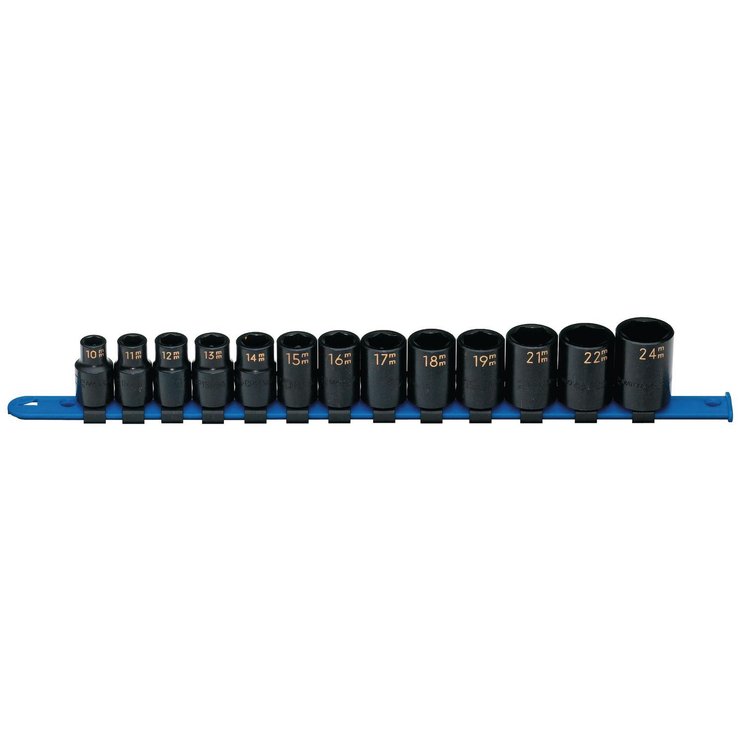 13 PIECE 1/2 DRIVE METRIC 6 POINT IMPACT SOCKET SET SCPM136TA | eBaydiy Tools