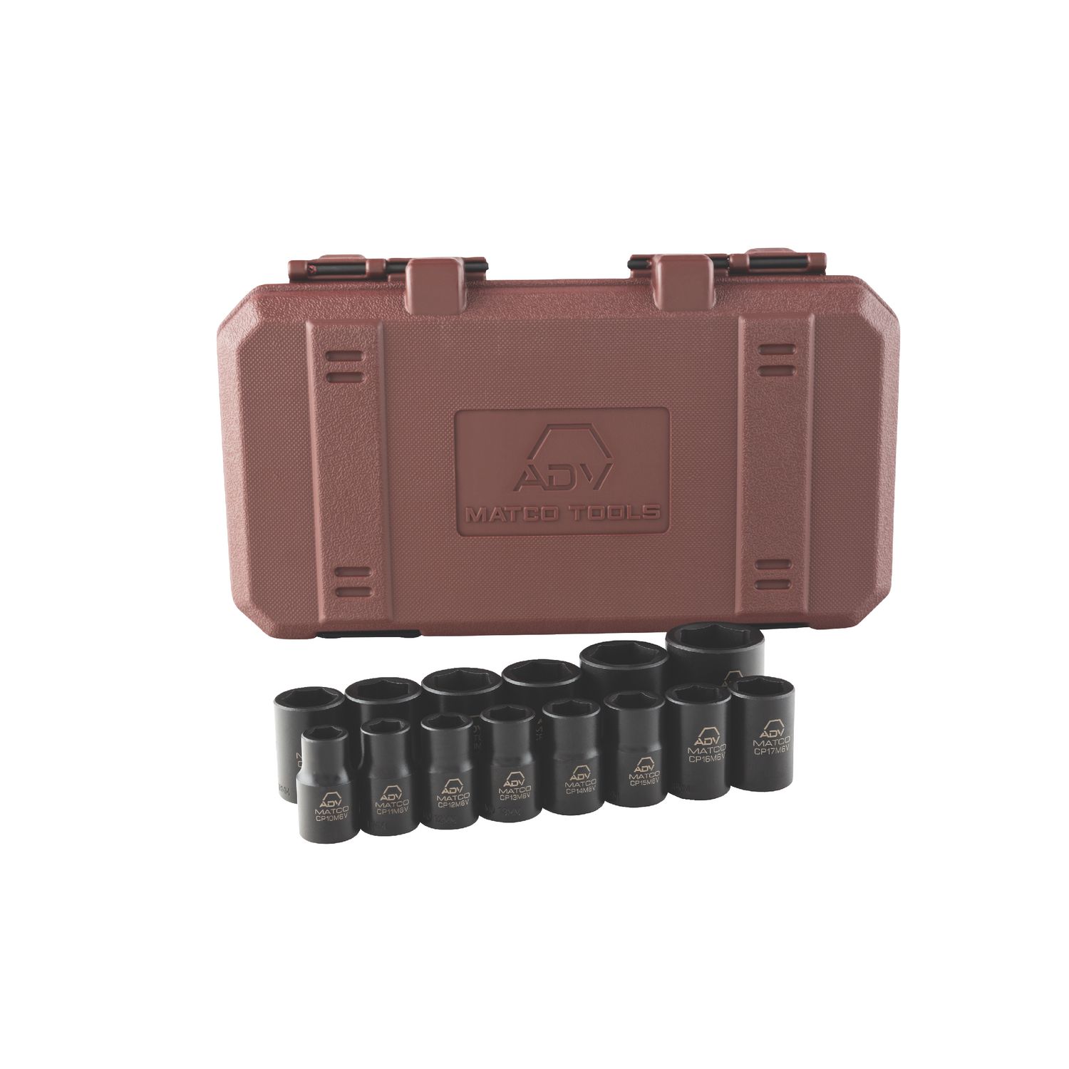 14 PIECE 1/2 DRIVE METRIC 6 POINT ADV IMPACT SOCKET SET SCPM146VA | eBaydiy Tools - Image 4