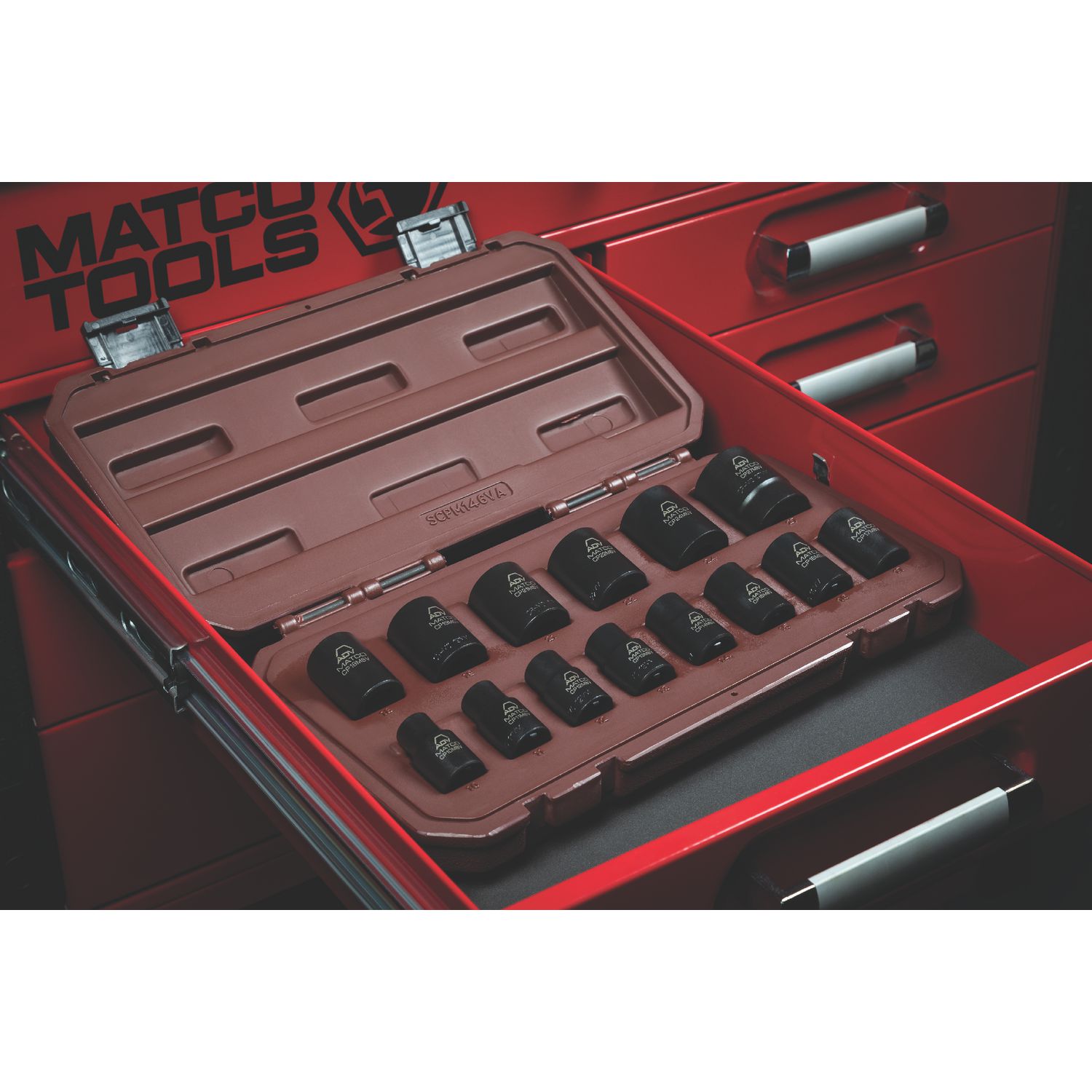 14 PIECE 1/2 DRIVE METRIC 6 POINT ADV IMPACT SOCKET SET SCPM146VA | eBaydiy Tools - Image 9