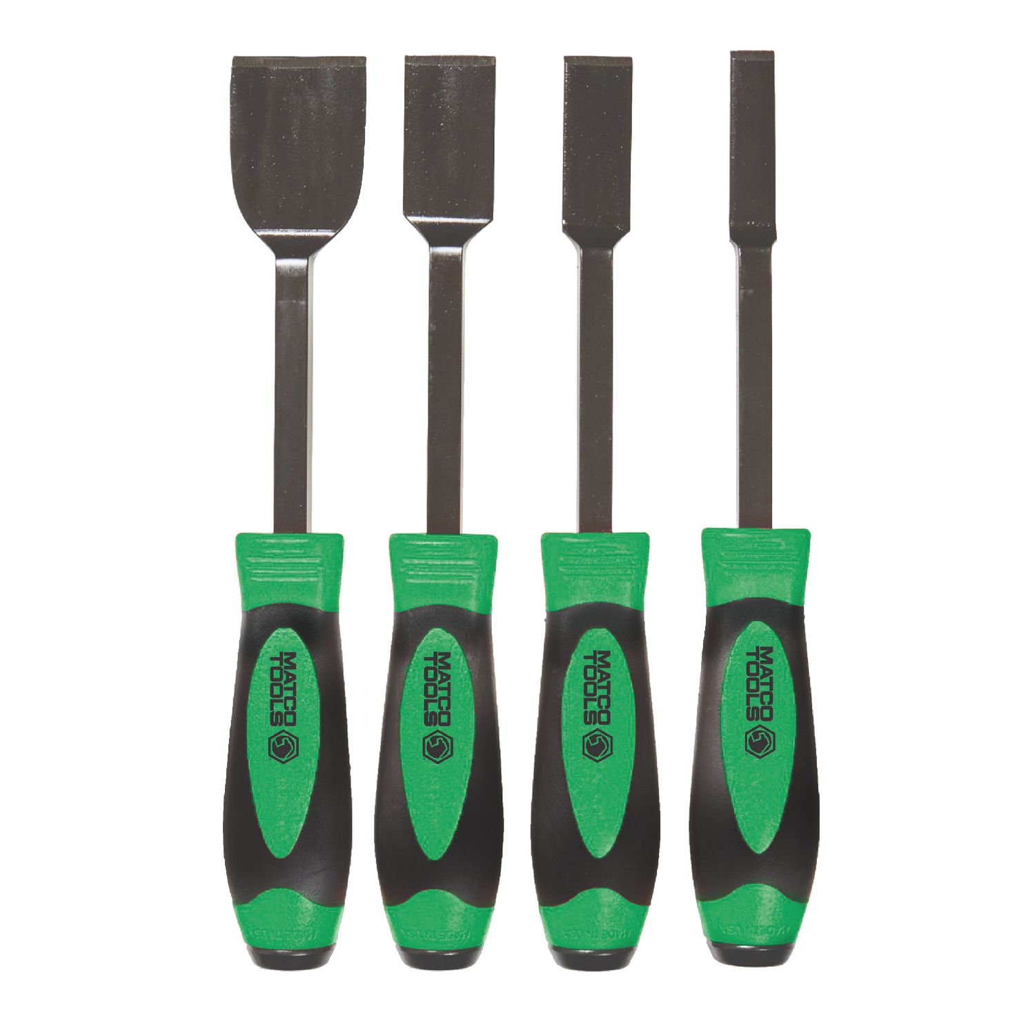 4 PIECE 10 LONG SCRAPER SET - GREEN SCS4GB | eBaydiy Tools