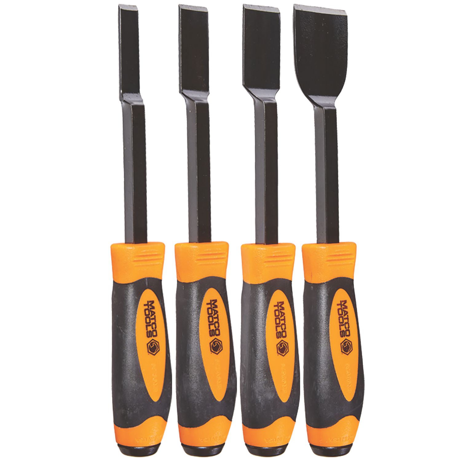 4 PIECE 10 LONG SCRAPER SET - ORANGE SCS4MB | eBaydiy Tools