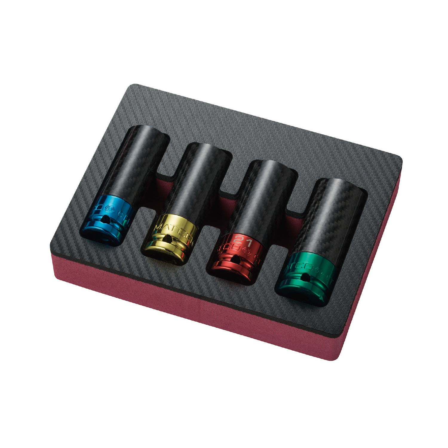 4 PIECE 1/2 DRIVE METRIC 6 POINT THIN WALL WHEEL IMPACT SOCKET SET SCTPM46 | eBaydiy Tools - Image 3