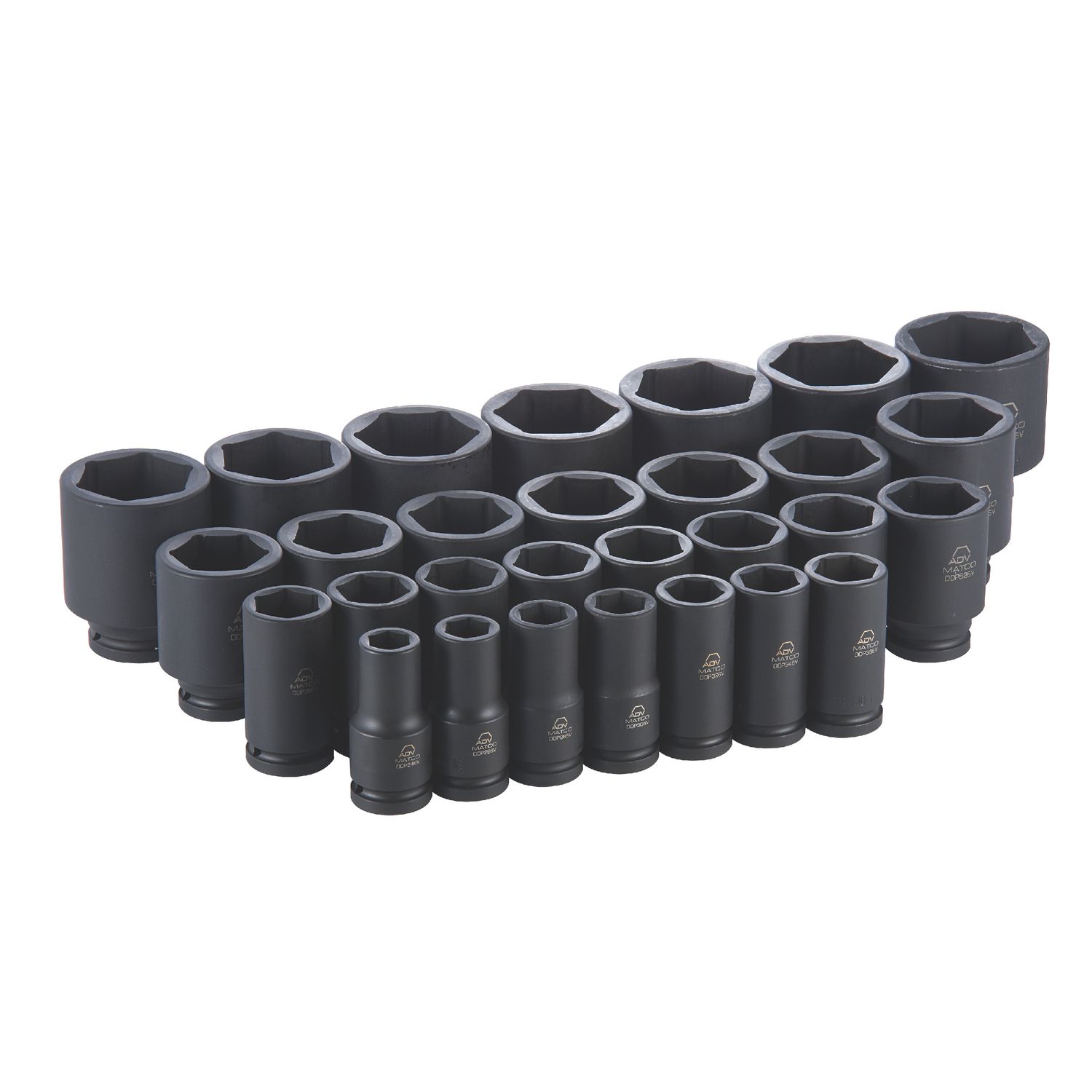 29 PIECE 3/4 DRIVE SAE 6 POINT ADV DEEP IMPACT SOCKET SET SDDP296V | eBaydiy Tools