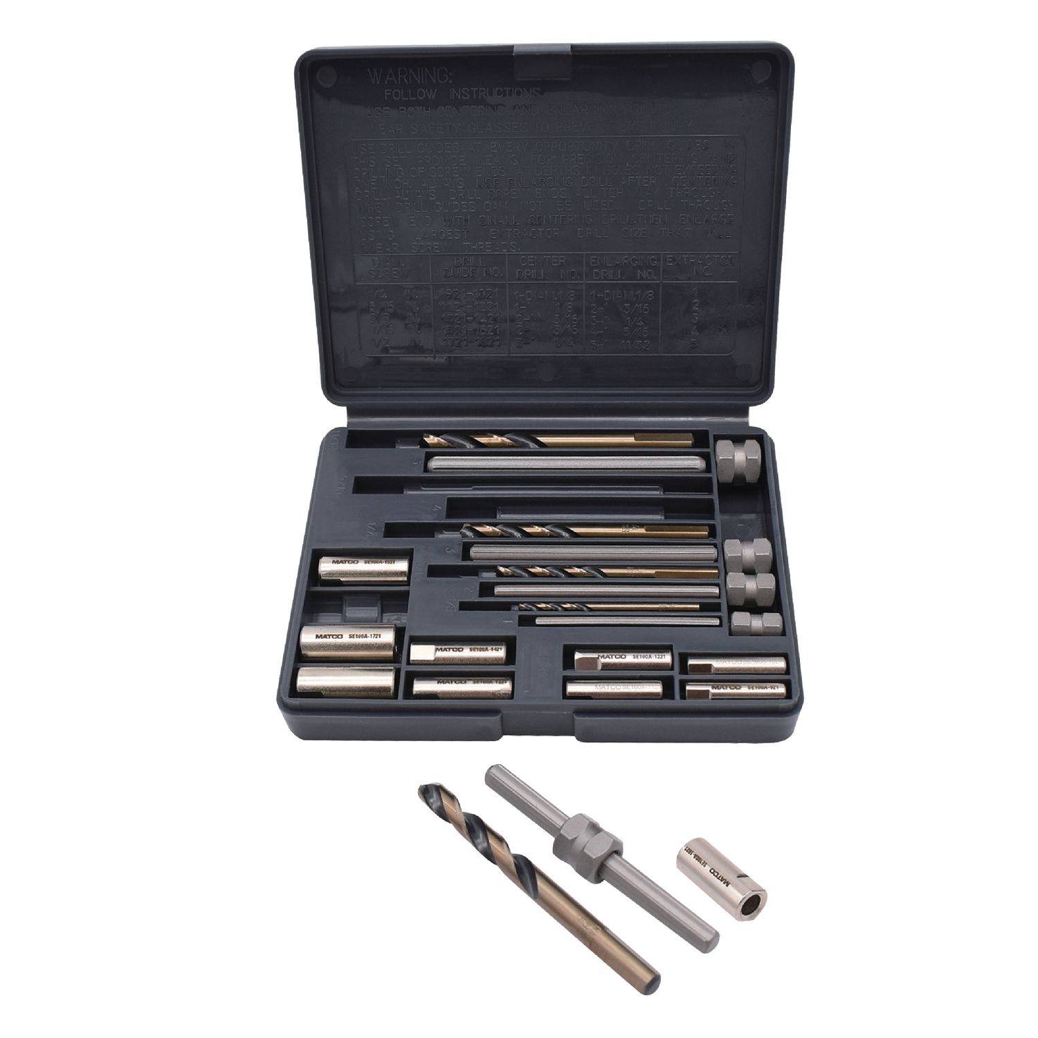 25 PIECE SCREW EXTRACTOR SET SE100A | eBaydiy Tools