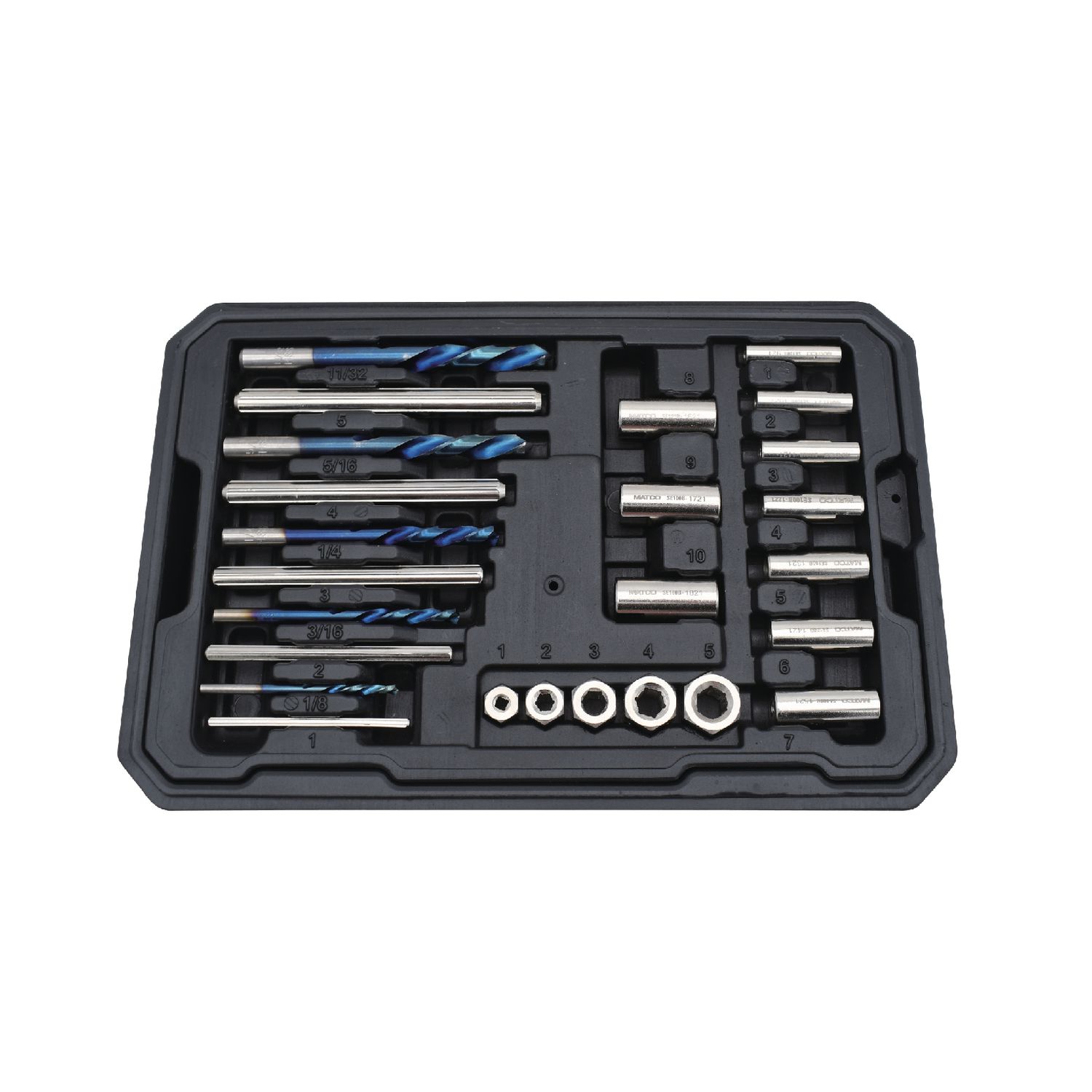 25 PIECE SCREW EXTRACTOR SET SE100B | eBaydiy Tools