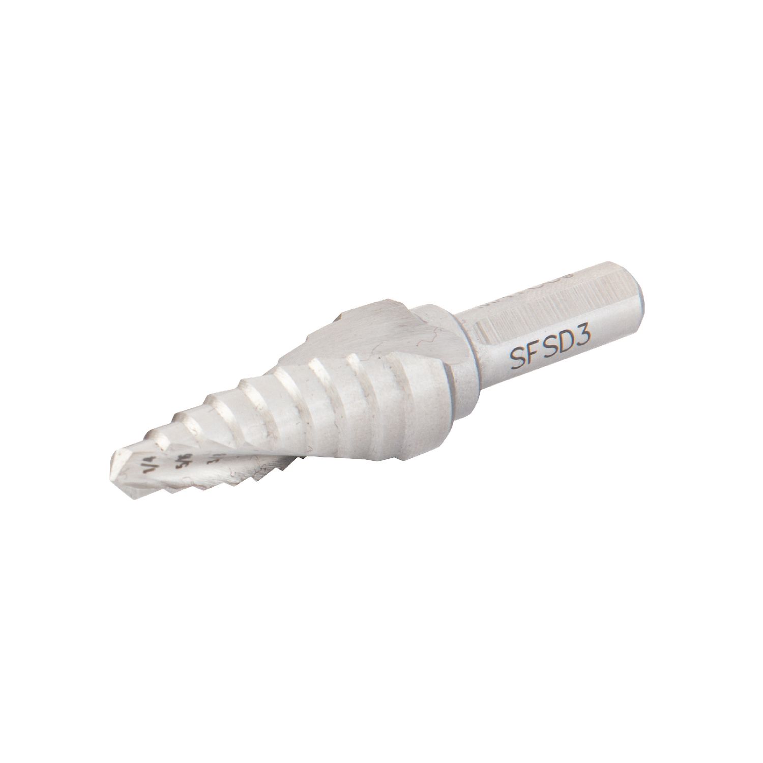 SPIRAL FLUTE STEP DRILL 1/4 - 3/4 SFSD3 | eBaydiy Tools