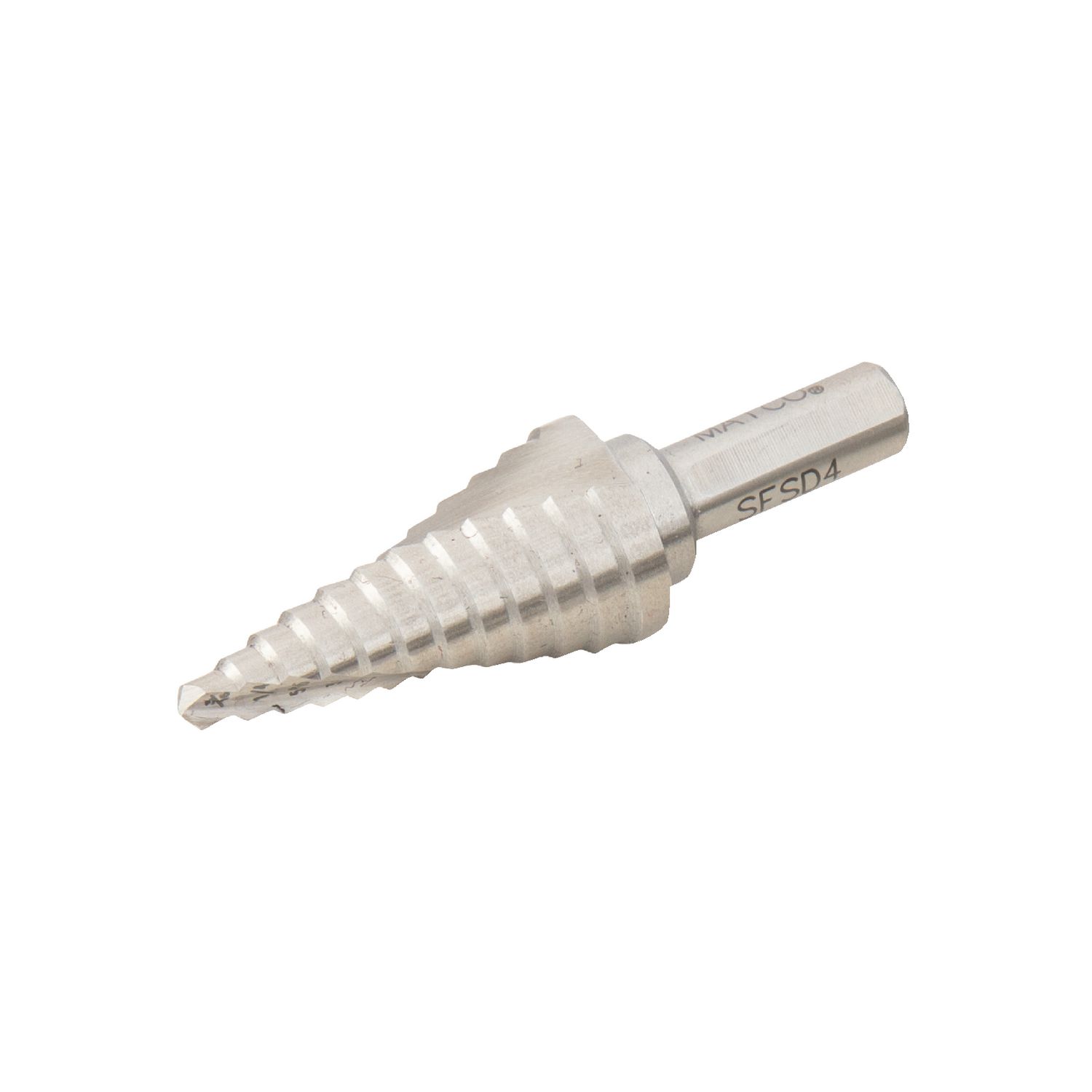 SPIRAL FLUTE STEP DRILL 3/16 - 7/8 SFSD4 | eBaydiy Tools