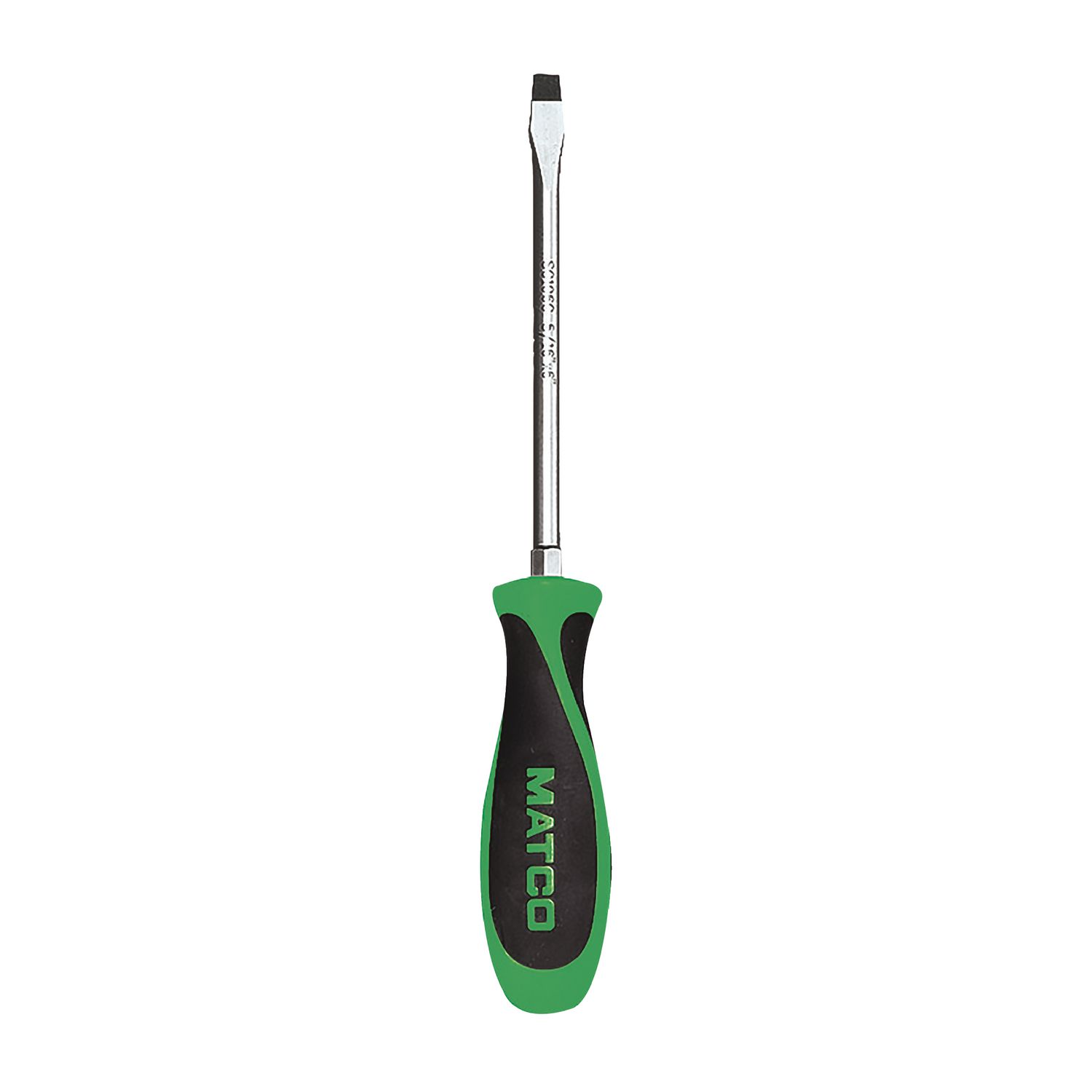 5/16 X 6 SLOTTED SCREWDRIVER GREEN SG106C | eBaydiy Tools