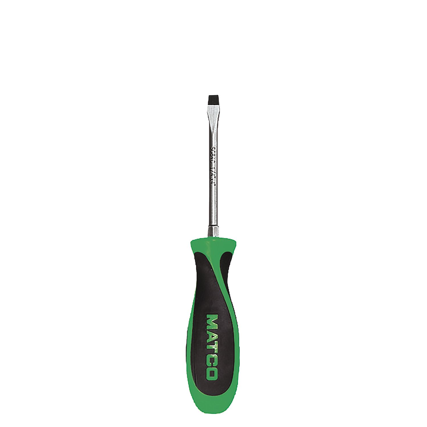 1/4 X 4 SLOTTED SCREWDRIVER GREEN SG84C | eBaydiy Tools