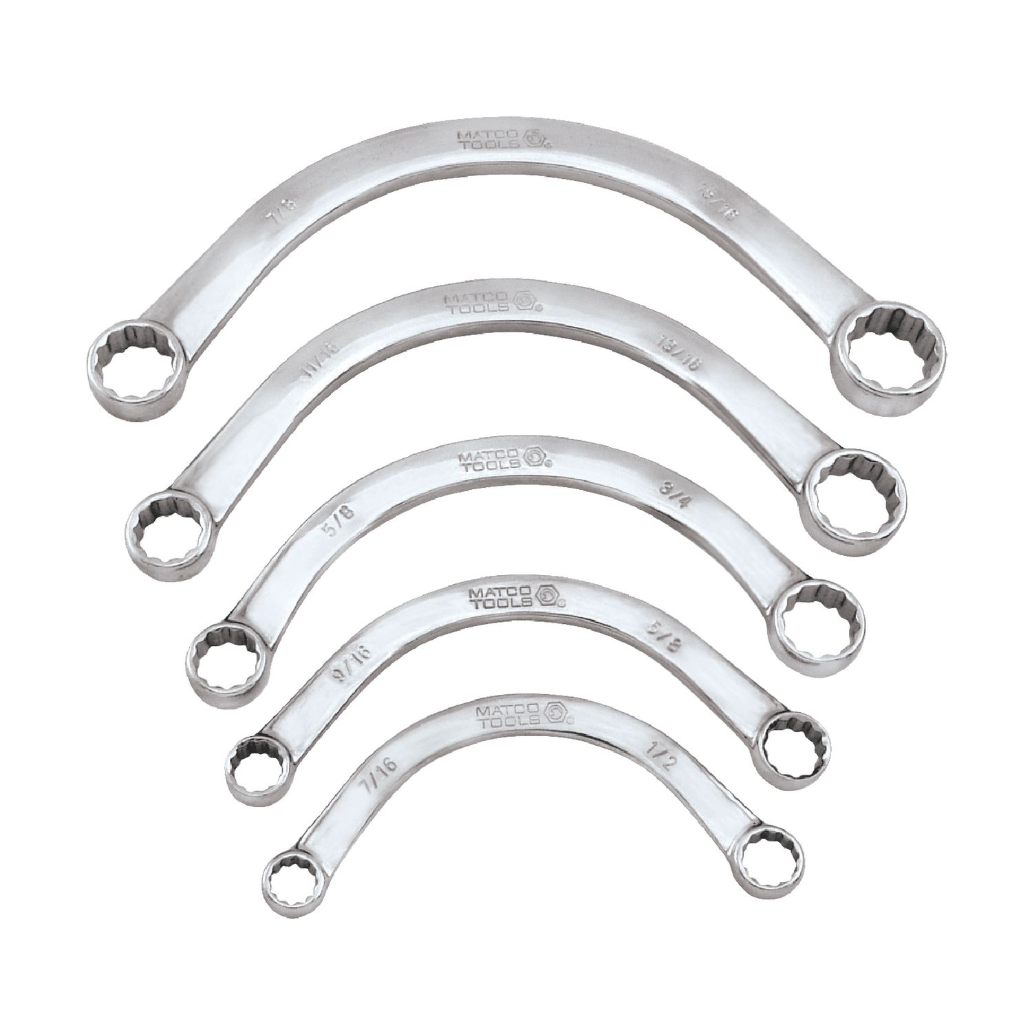 5 PIECE SAE HALF MOON WRENCH SET SMH5T | eBaydiy Tools