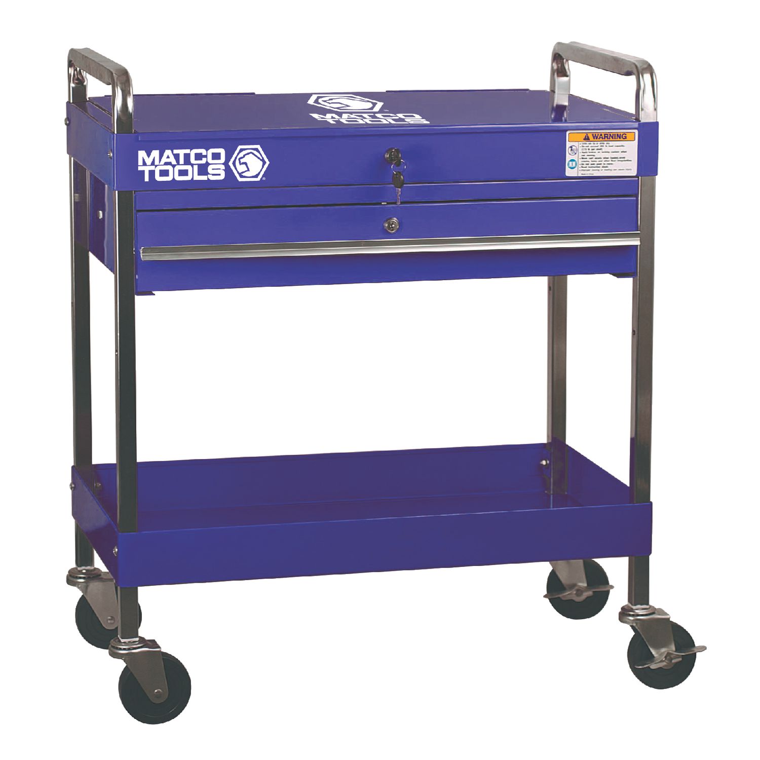 30” x 17” SP8230 SERVICE CART (BLUE/CHROME) SP8230BL | eBaydiy Tools