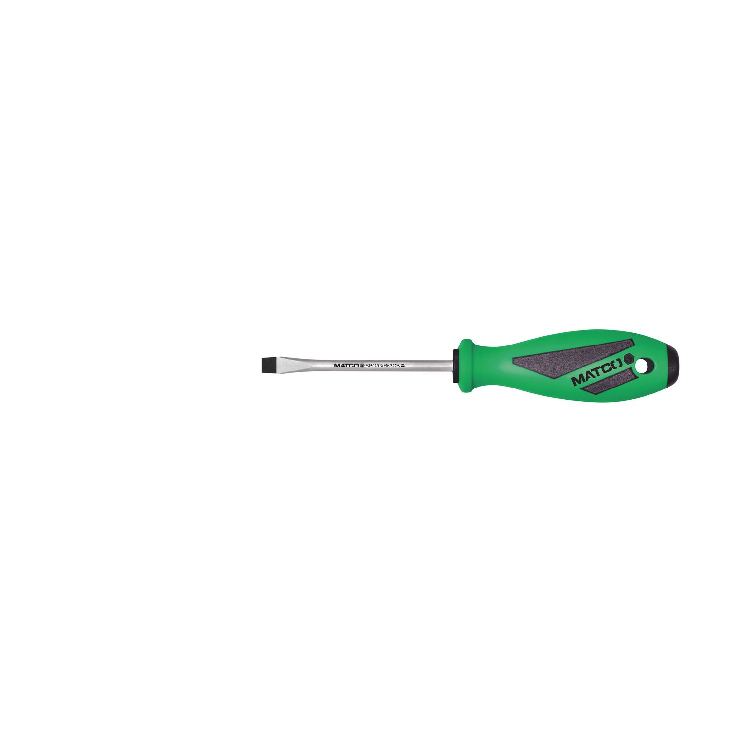3/16 X 3 SLOTTED SCREWDRIVER - GREEN SPG63CB | eBaydiy Tools