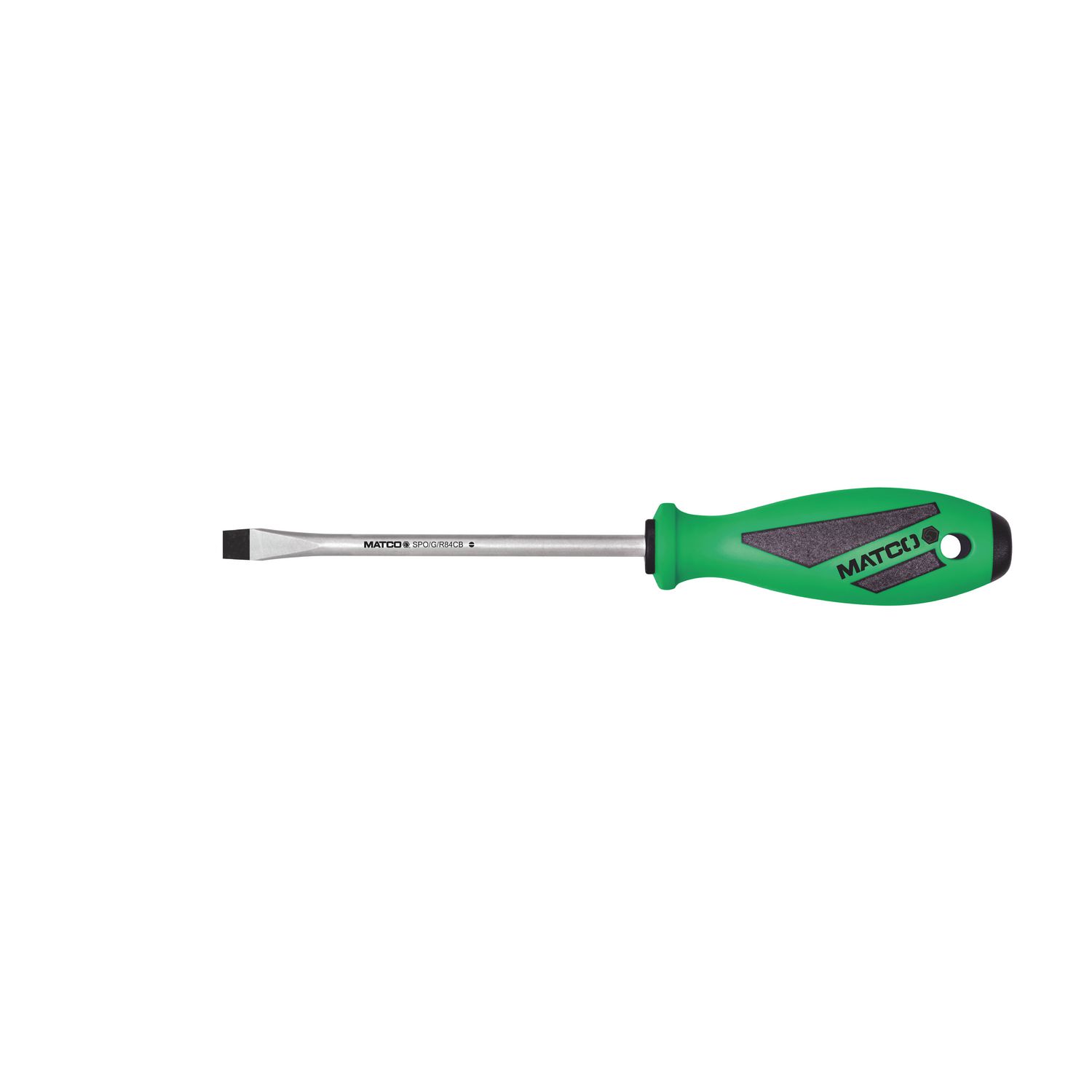 1/4 X 4 SLOT SCREWDRIVER - GREEN SPG84CB | eBaydiy Tools