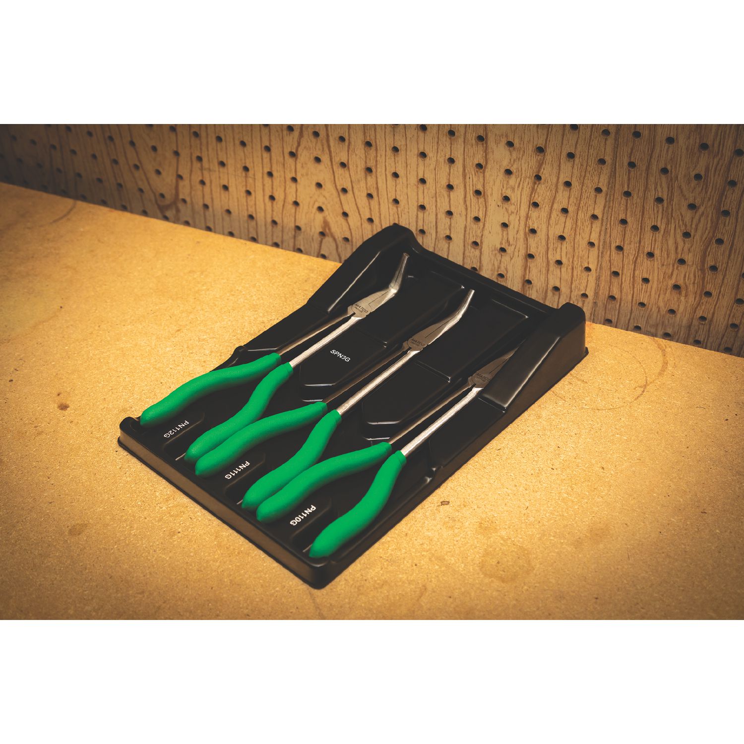 3 PIECE EXTRA LONG NEEDLE NOSE PLIER SET- GREEN SPN3G | eBaydiy Tools - Image 6