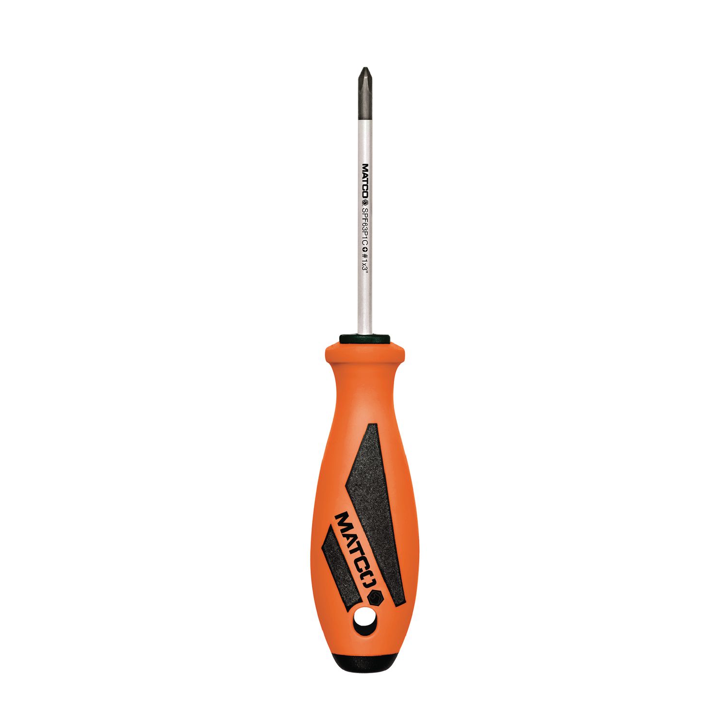 3/16 X 3 SCREWDRIVER PHILLIPS P1 - ORANGE SPO63P1CA | eBaydiy Tools