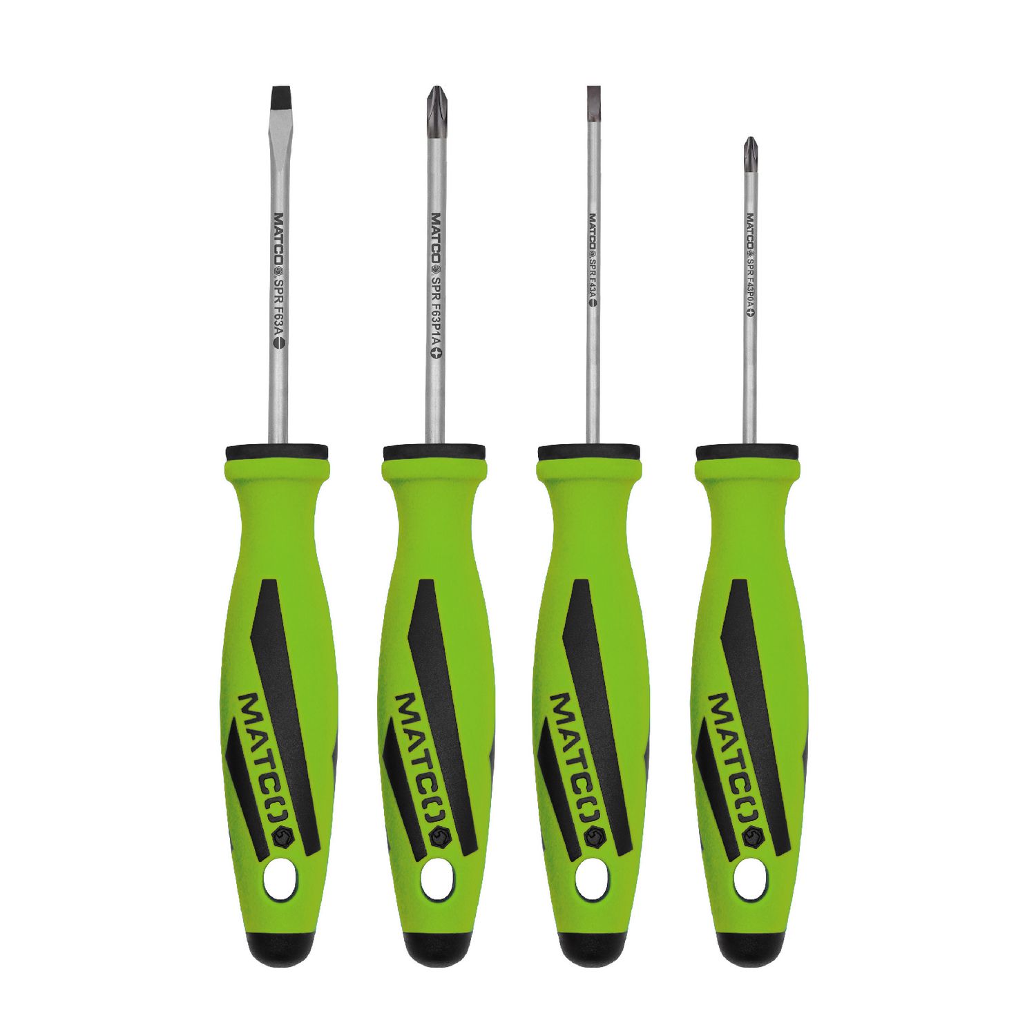 4 PIECE TOP TORQUE II™ PRECISION SCREWDRIVER SET - FLUORESCENT SPRF4A | eBaydiy Tools