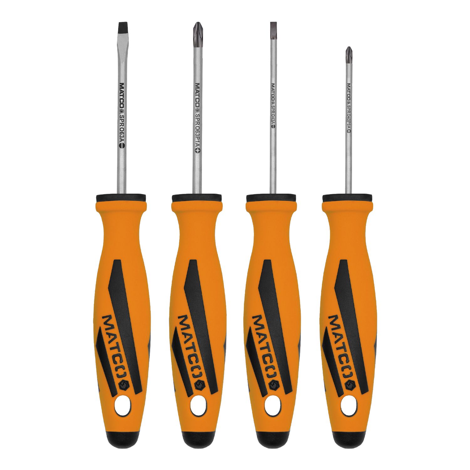 4 PIECE TOP TORQUE II™ PRECISION SCREWDRIVER SET - ORANGE SPRO4A | eBaydiy Tools