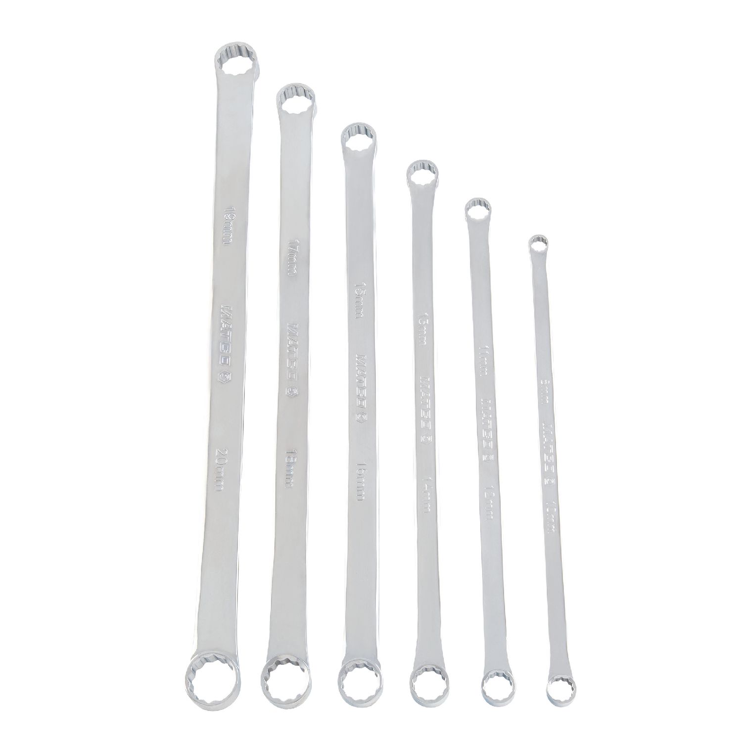 6 PIECE XL ZERO DEGREE OFFSET WRENCH SET SRBZXL62T | eBaydiy Tools