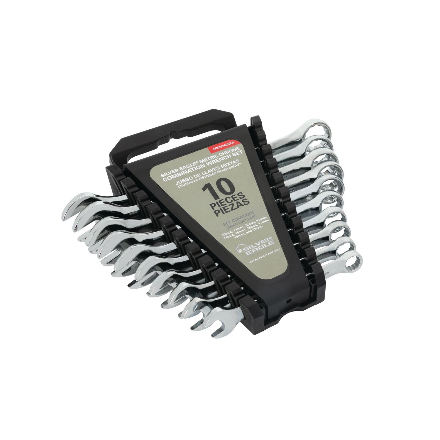 10 PIECE METRIC SILVER EAGLE® WRENCH SET SRCM102SEA | eBaydiy Tools - Image 3