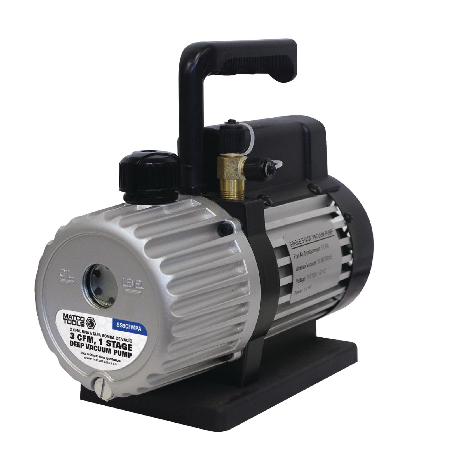 3 CFM VACUUM PUMP SS3CFMPA | eBaydiy Tools