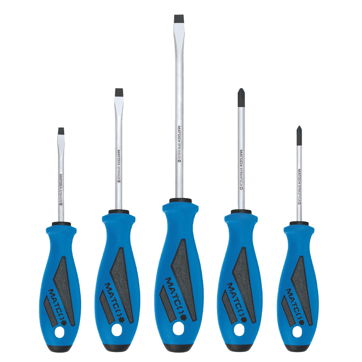 5 PIECE TOP TORQUE II™ SCREWDRIVER SET - BLUE SSPCB5CA | eBaydiy Tools